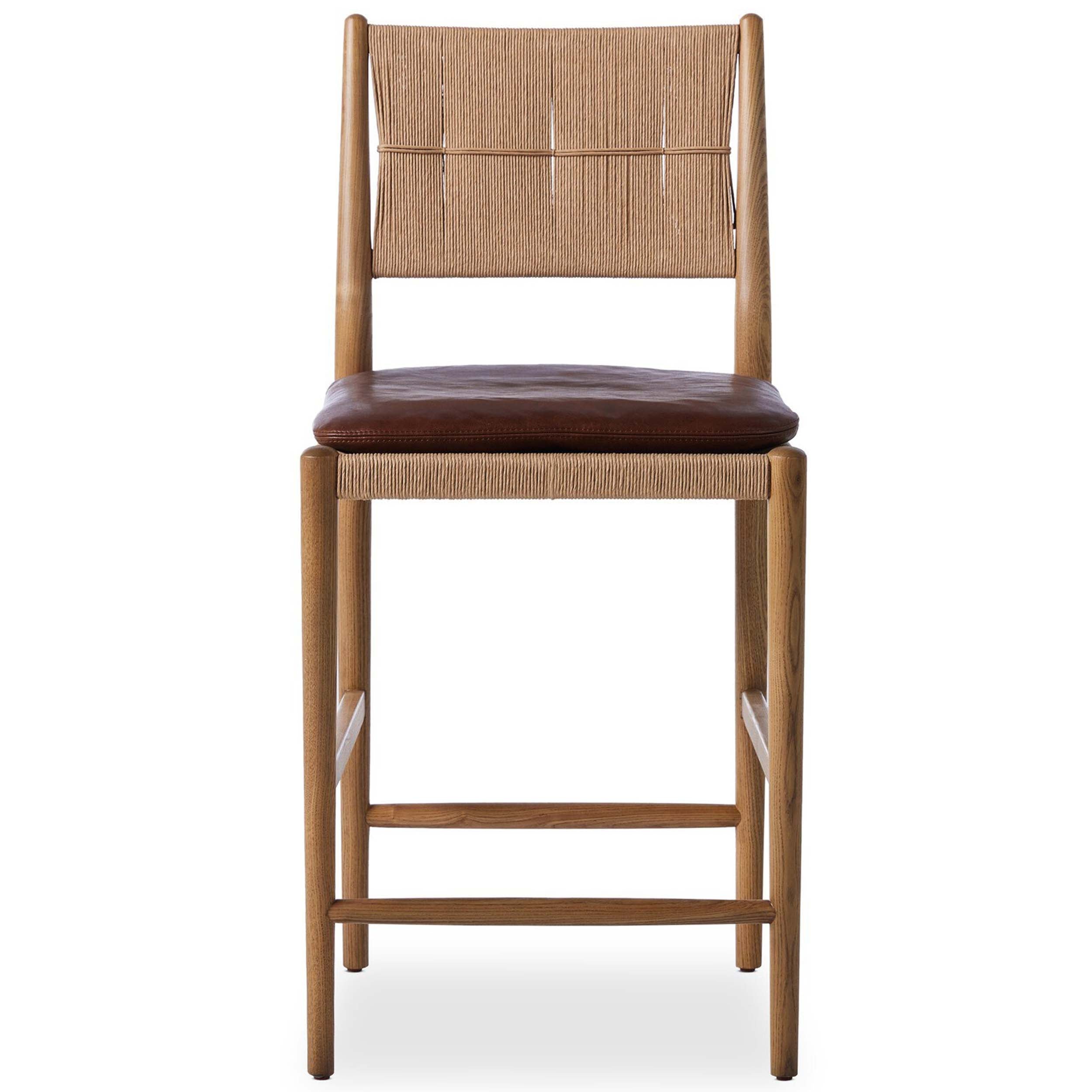 Dara Bar + Counter Stool, Dulane Mahogany