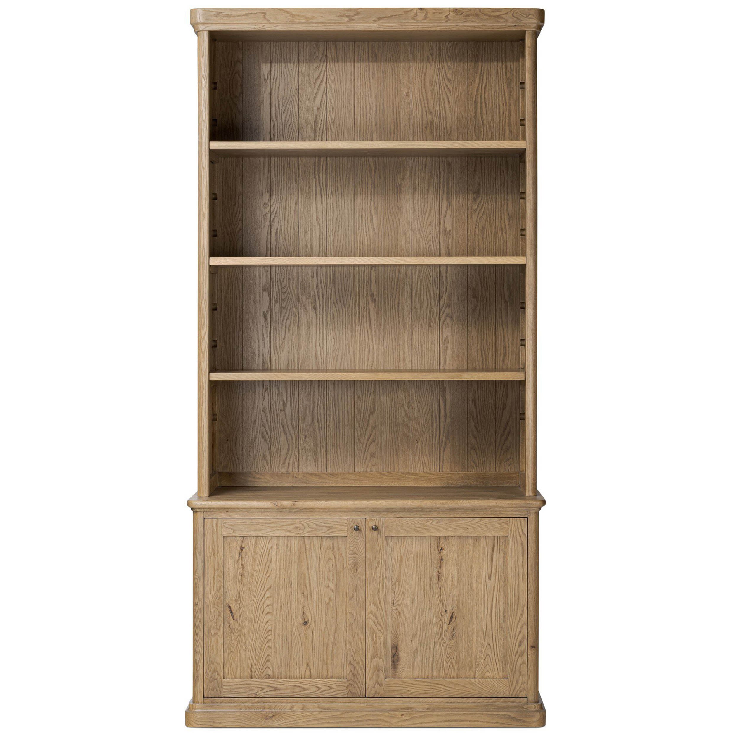 Dumont Bookcase, Worn Oak Thin Veneer