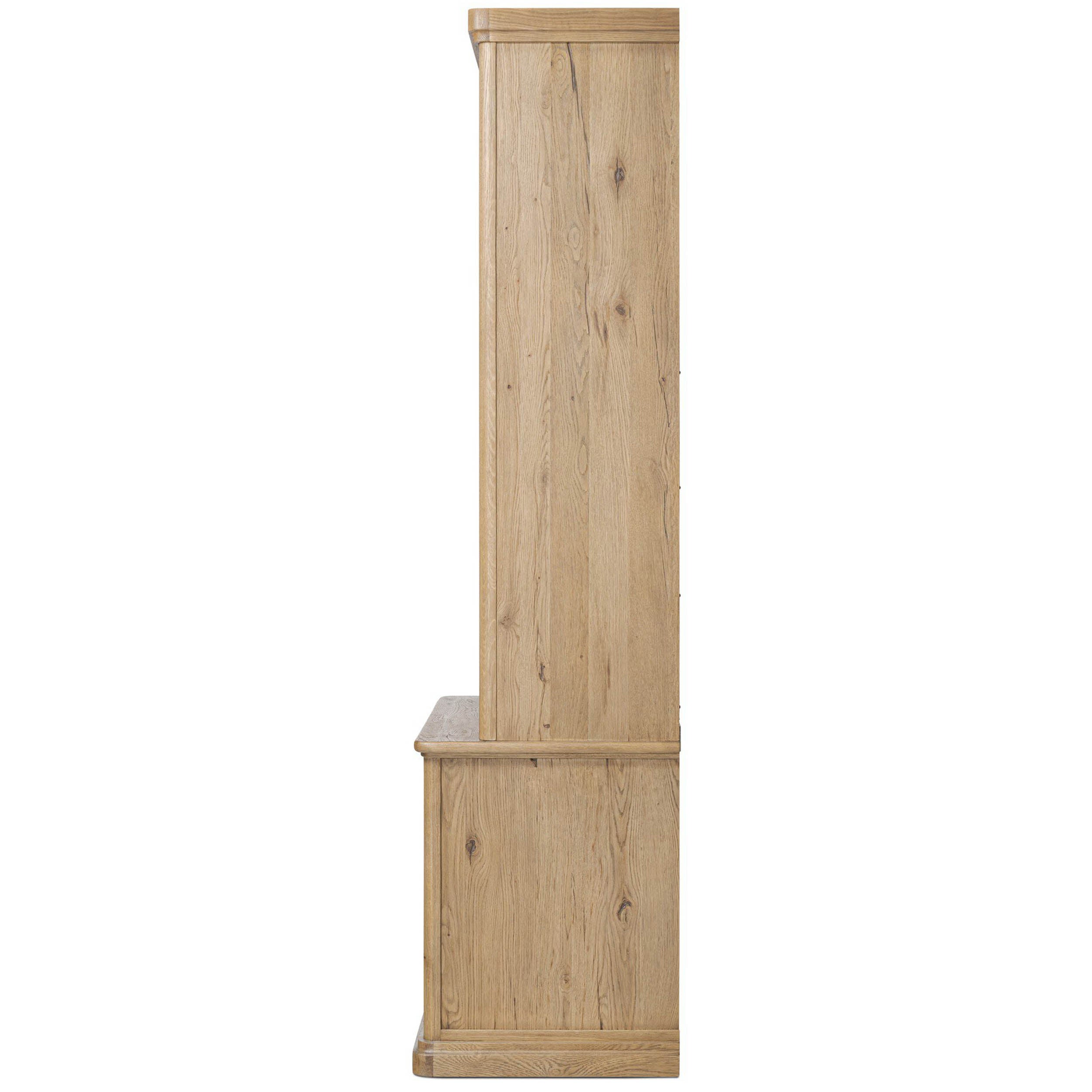 Dumont Bookcase, Worn Oak Thin Veneer