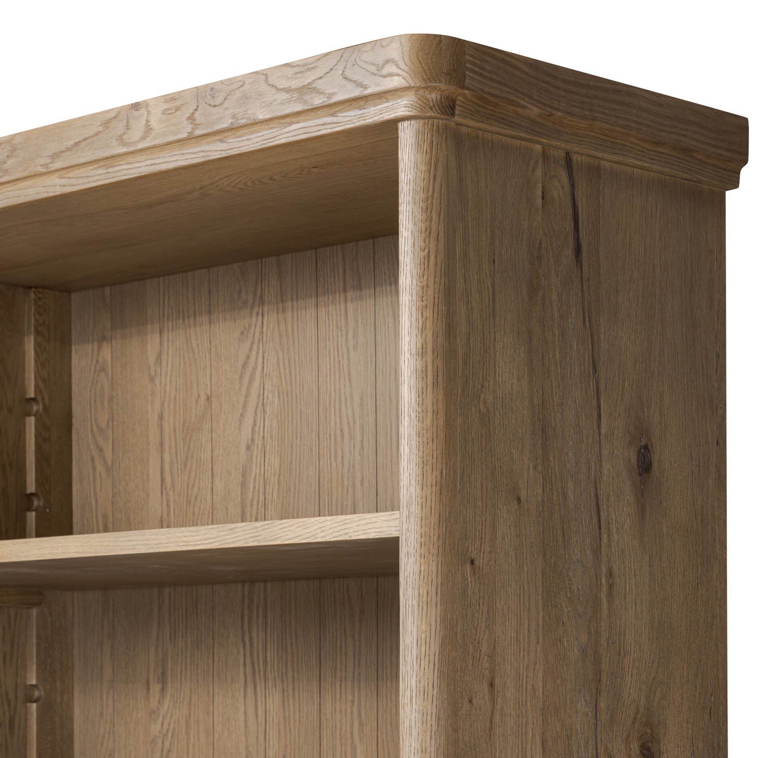 Dumont Bookcase, Worn Oak Thin Veneer