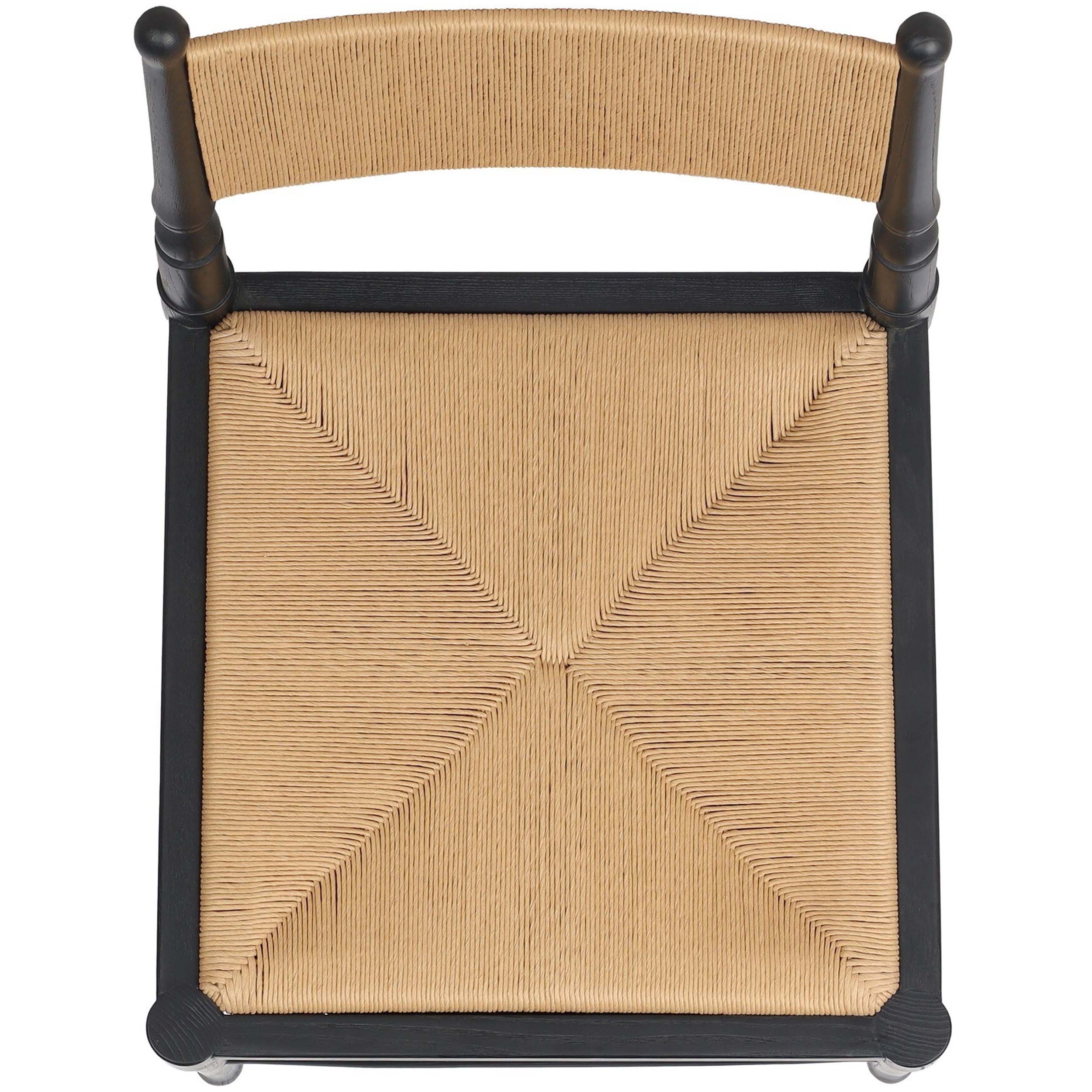 Fayth Bar + Counter Stool, Stained Black Ash
