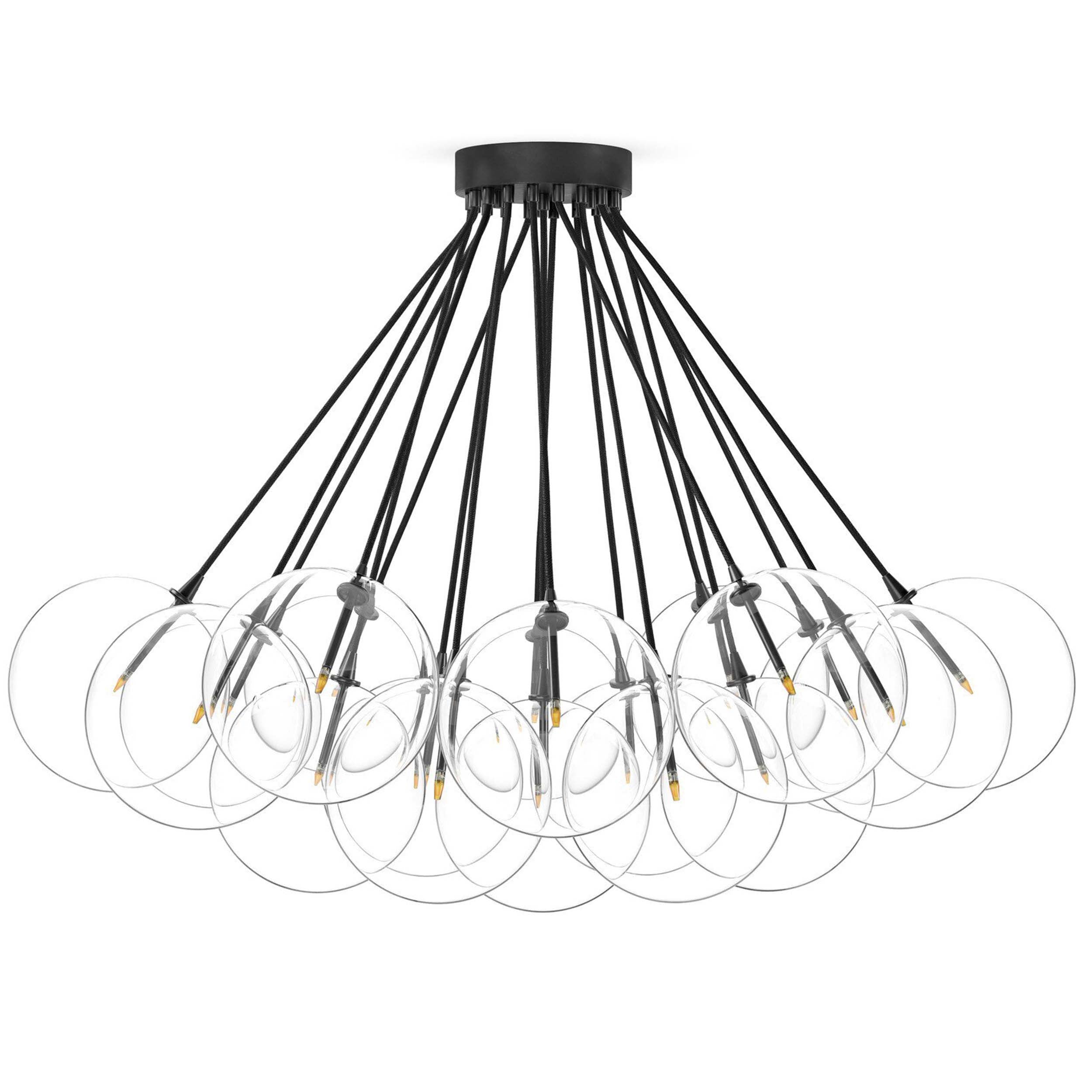 Cloud Chandelier, Black Gunmetal