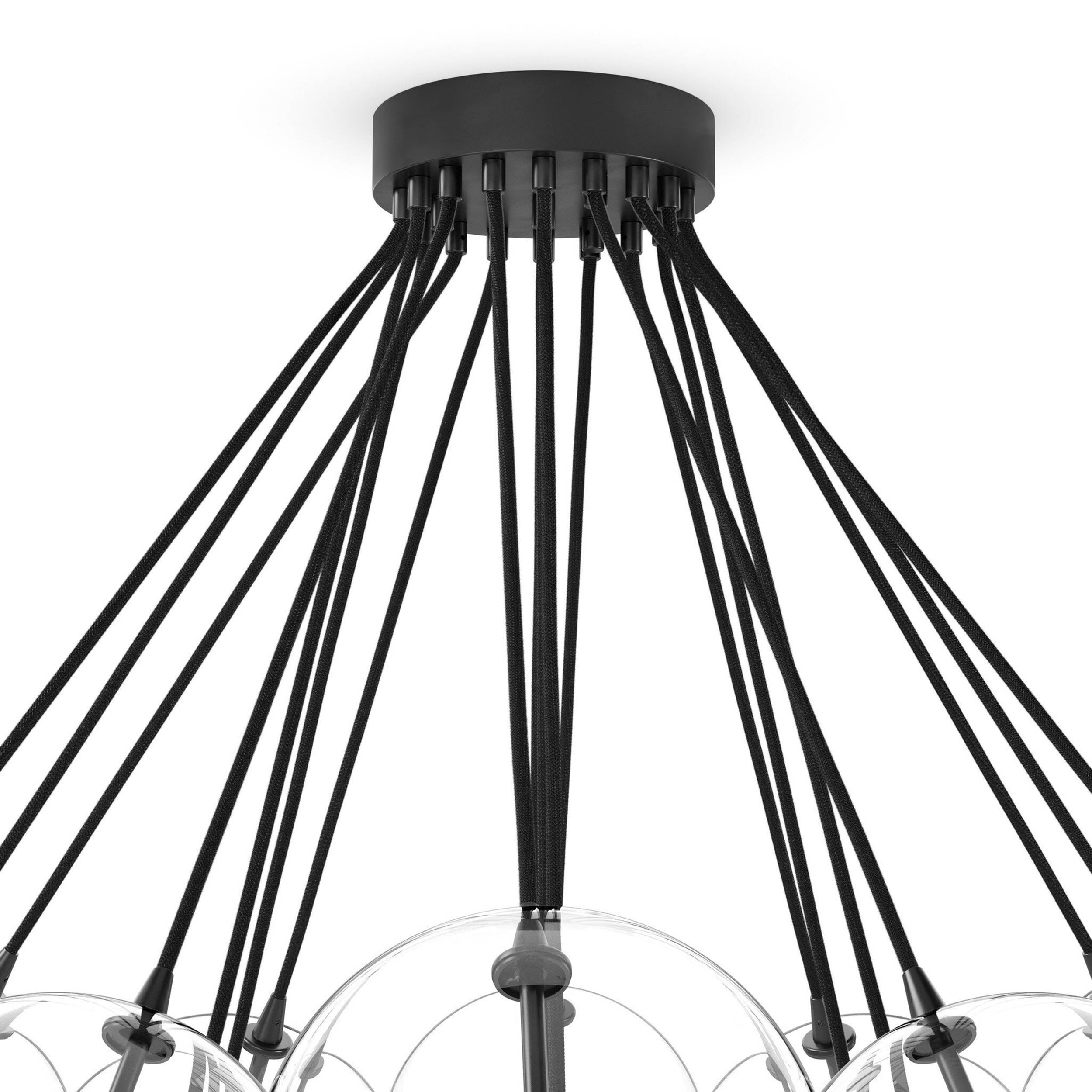 Cloud Chandelier, Black Gunmetal