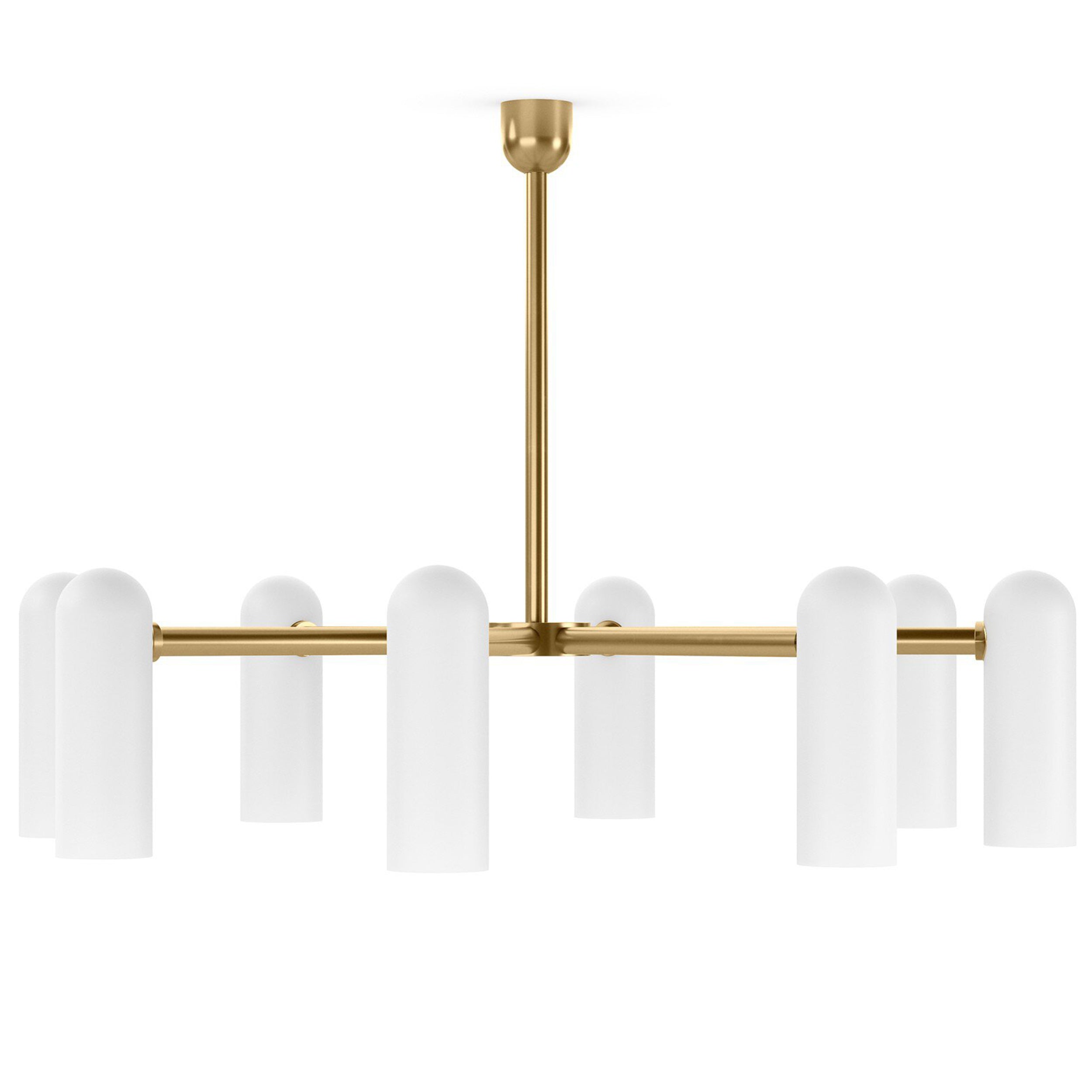 Odyssey Round Md Chandelier, Burnished Brass