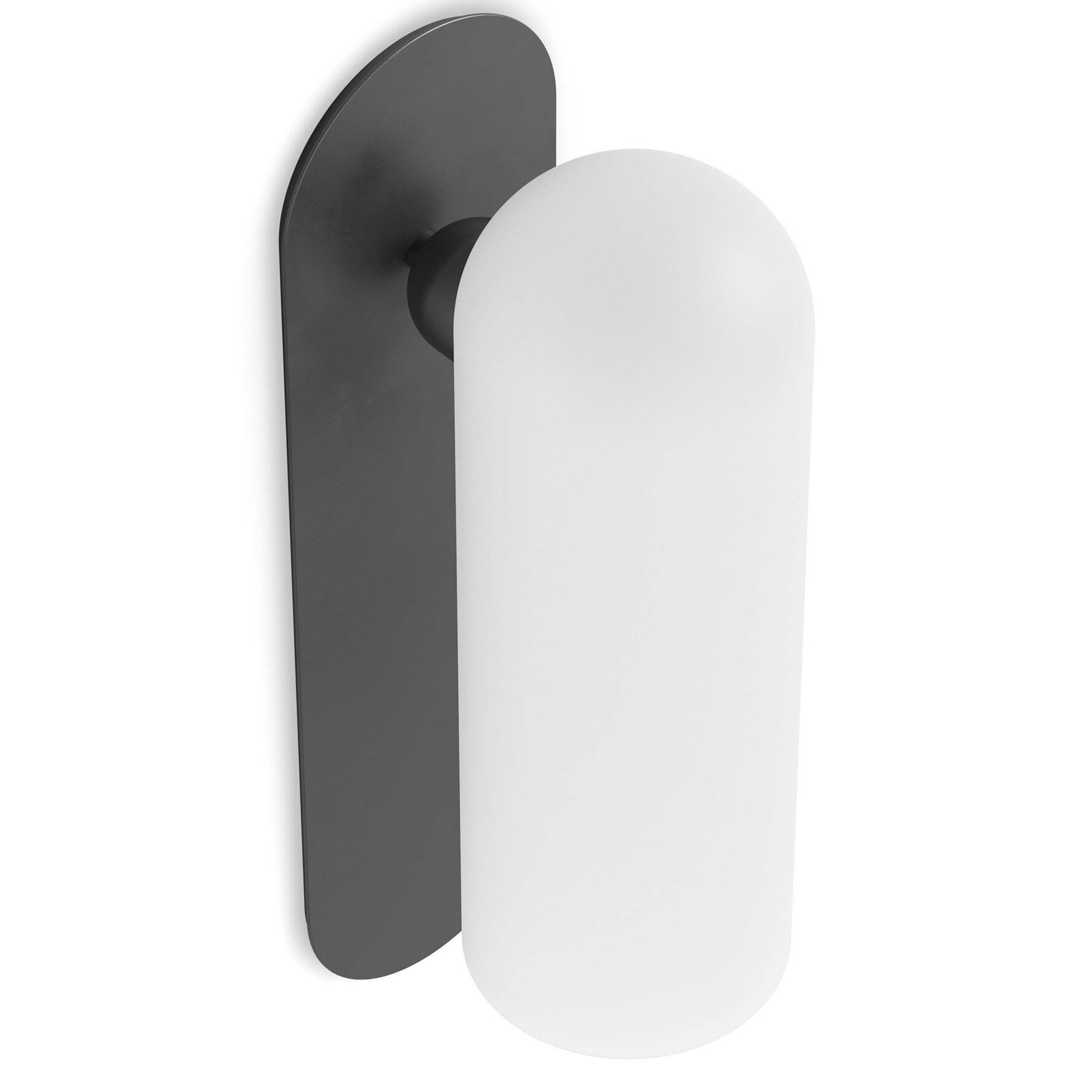 Odyssey Sconce, Black Gunmetal, Opal Matte Glass