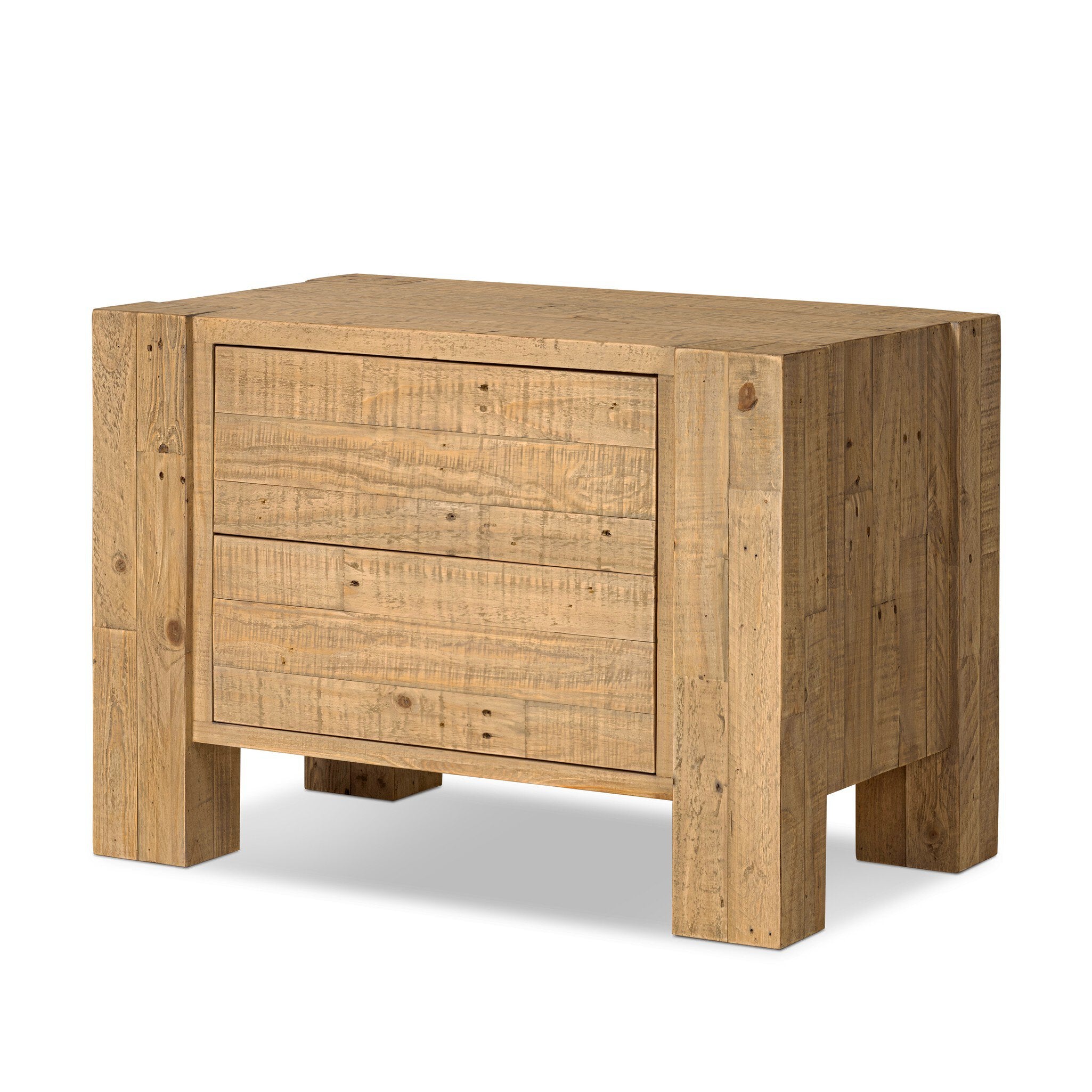 Perot Nightstand, Light Blonde Pine