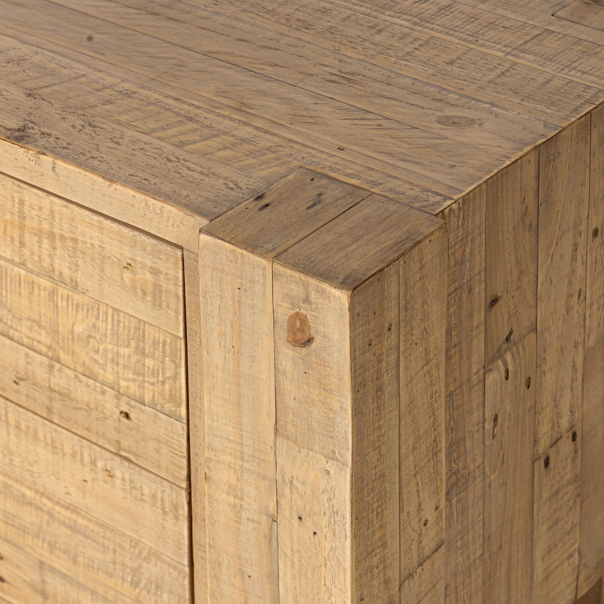 Perot Nightstand, Light Blonde Pine
