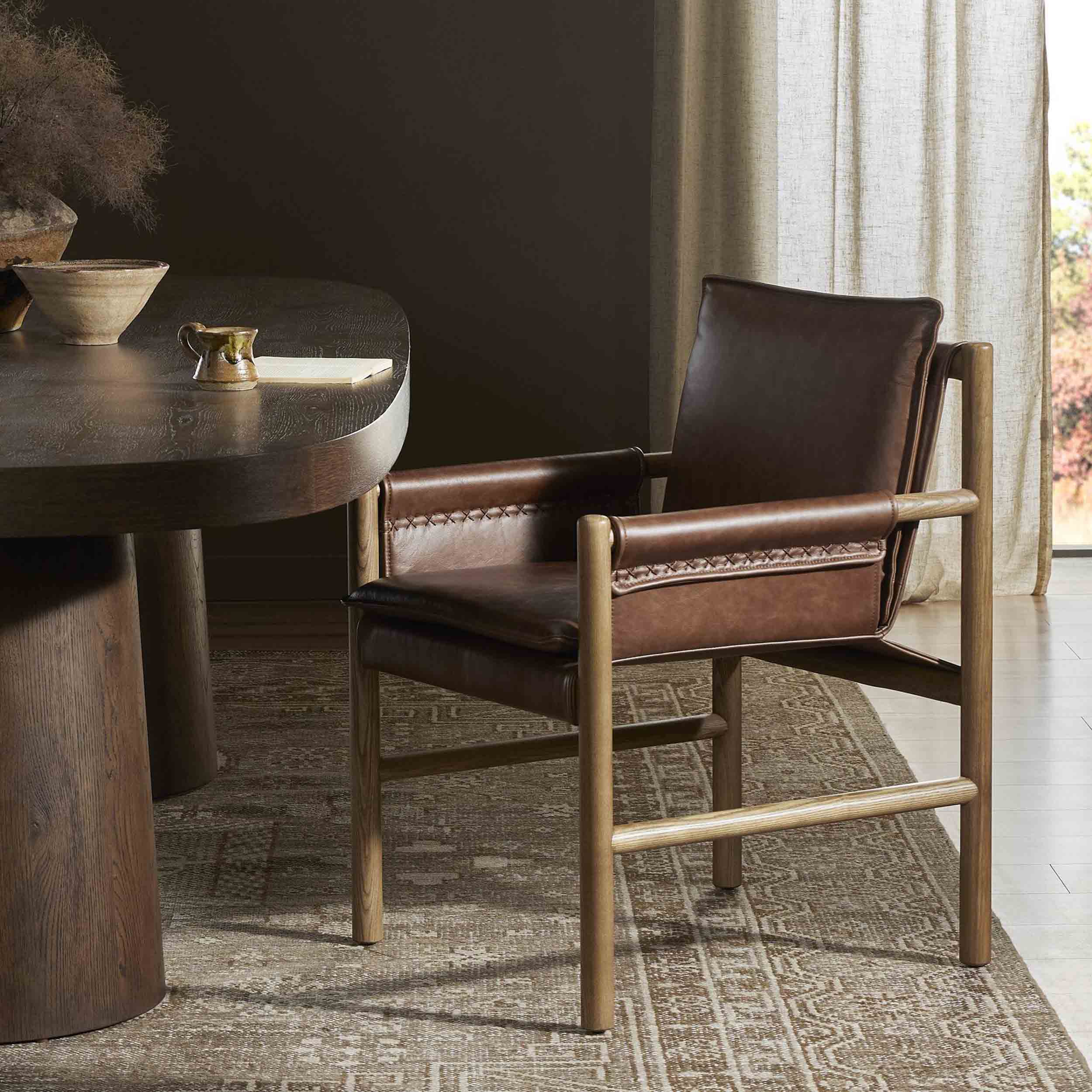 Kellis Dining Chair, Havana Brown