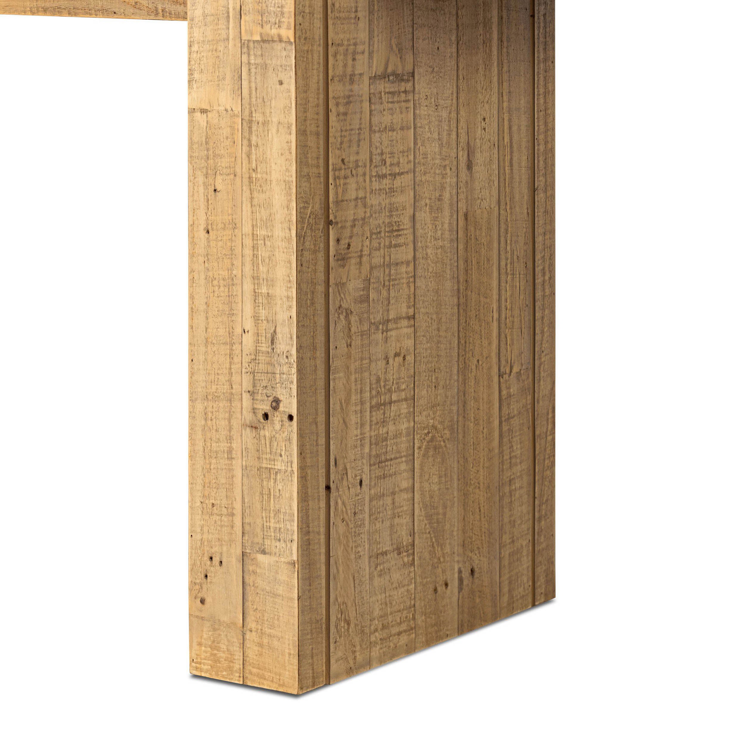 Perot Console Table, Light Blonde Pine