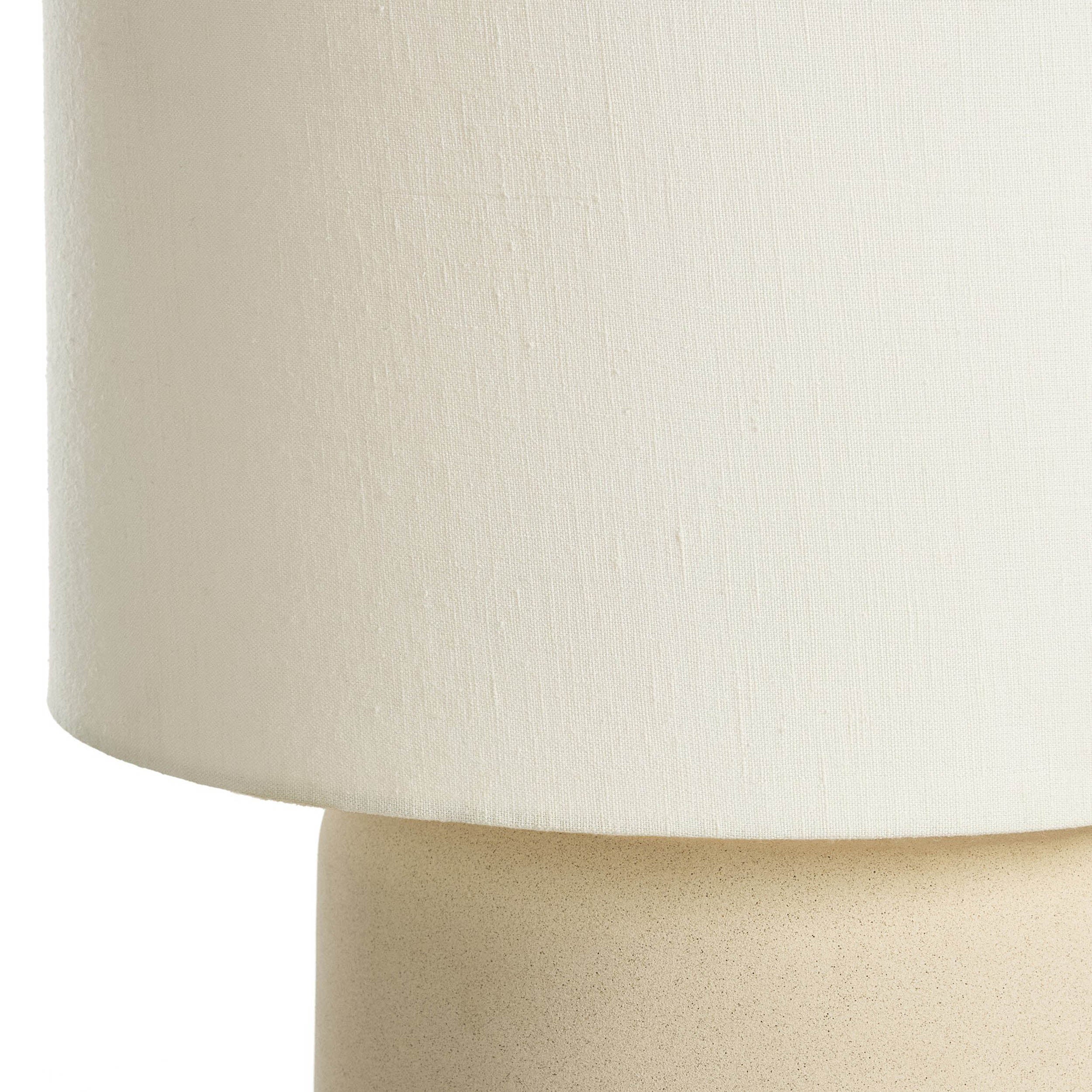 Sadia Table Lamp, Light Sand