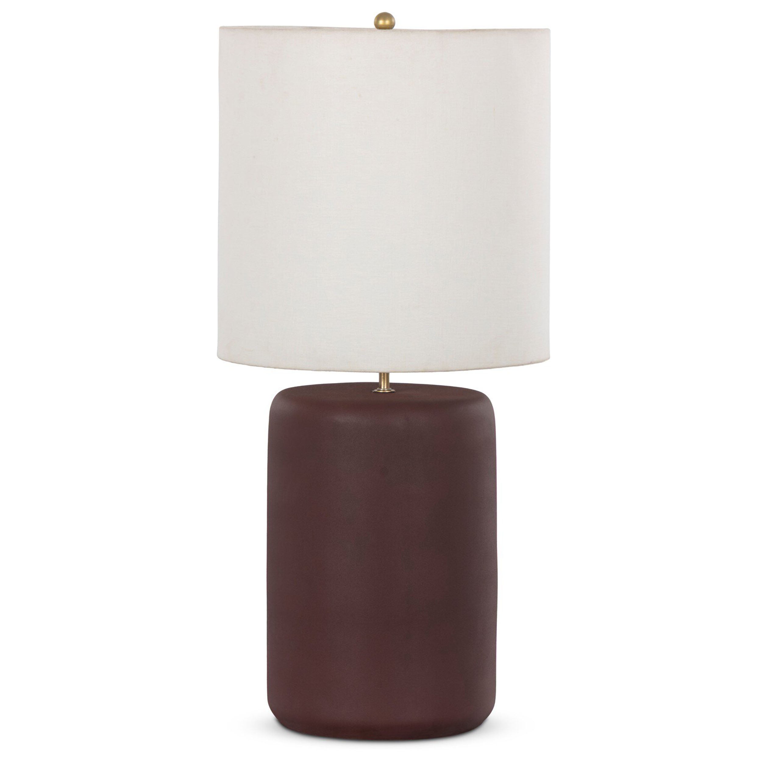 Sadia Table Lamp, Dark Aubergine