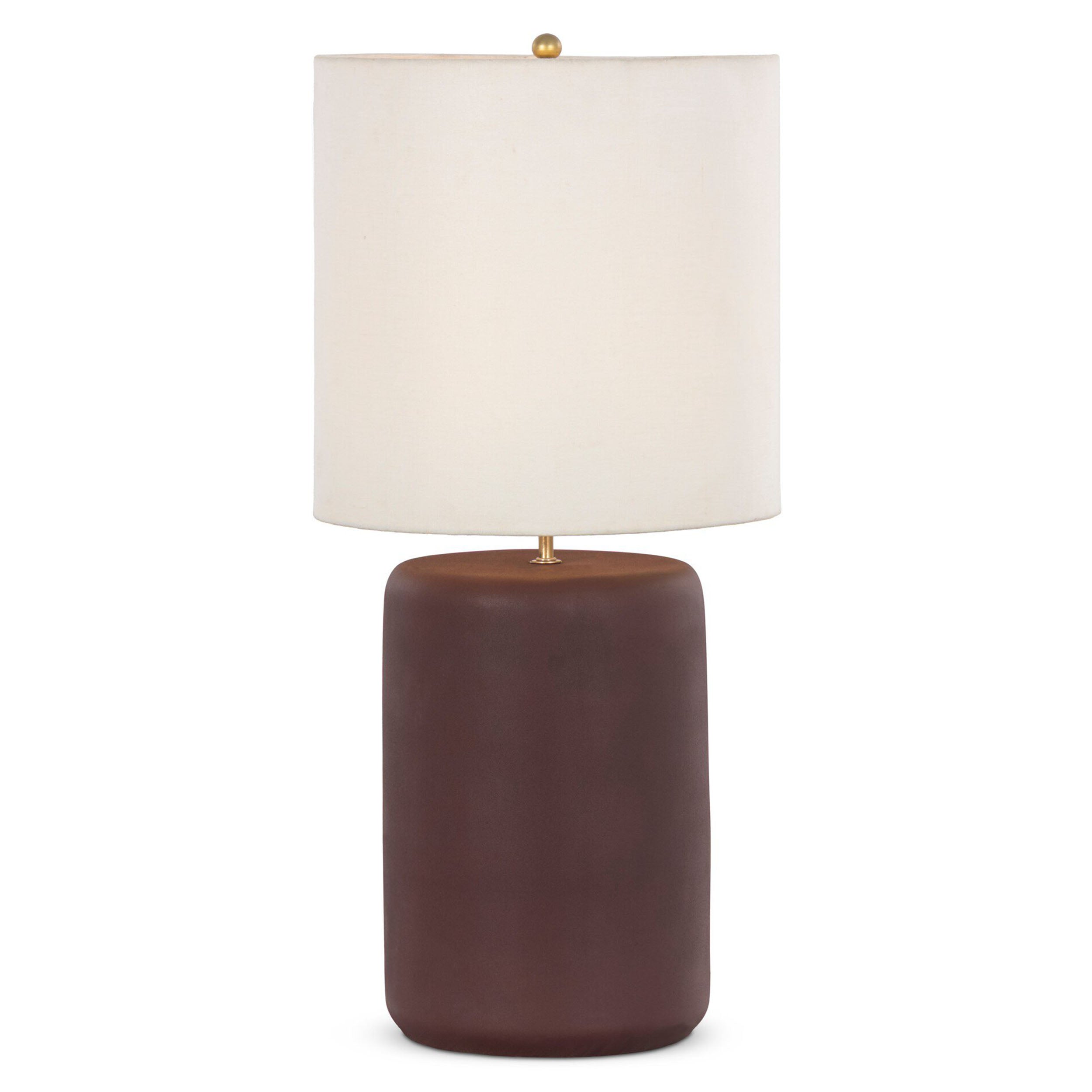 Sadia Table Lamp, Dark Aubergine