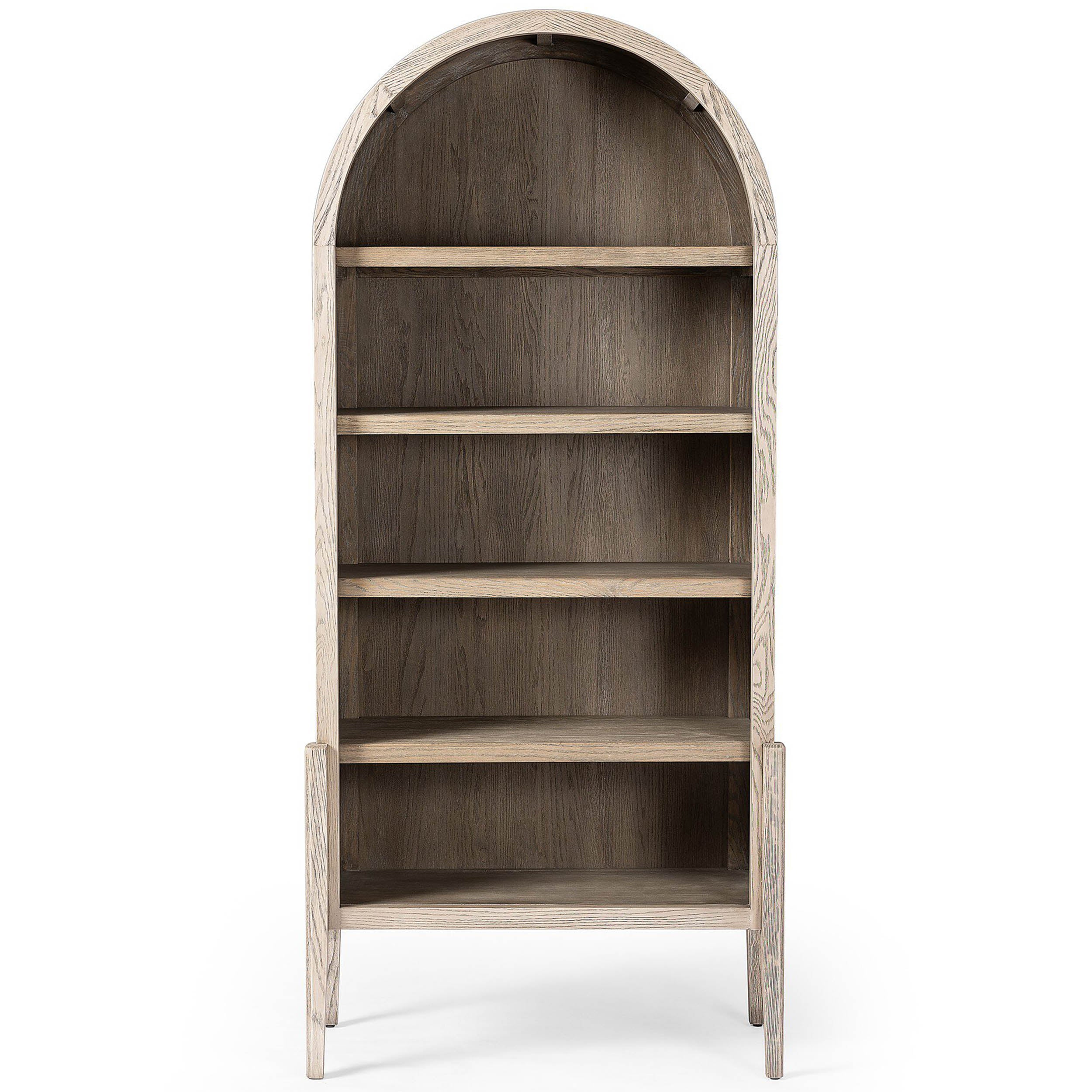 Tolle Bookcase, Rustic White Solid