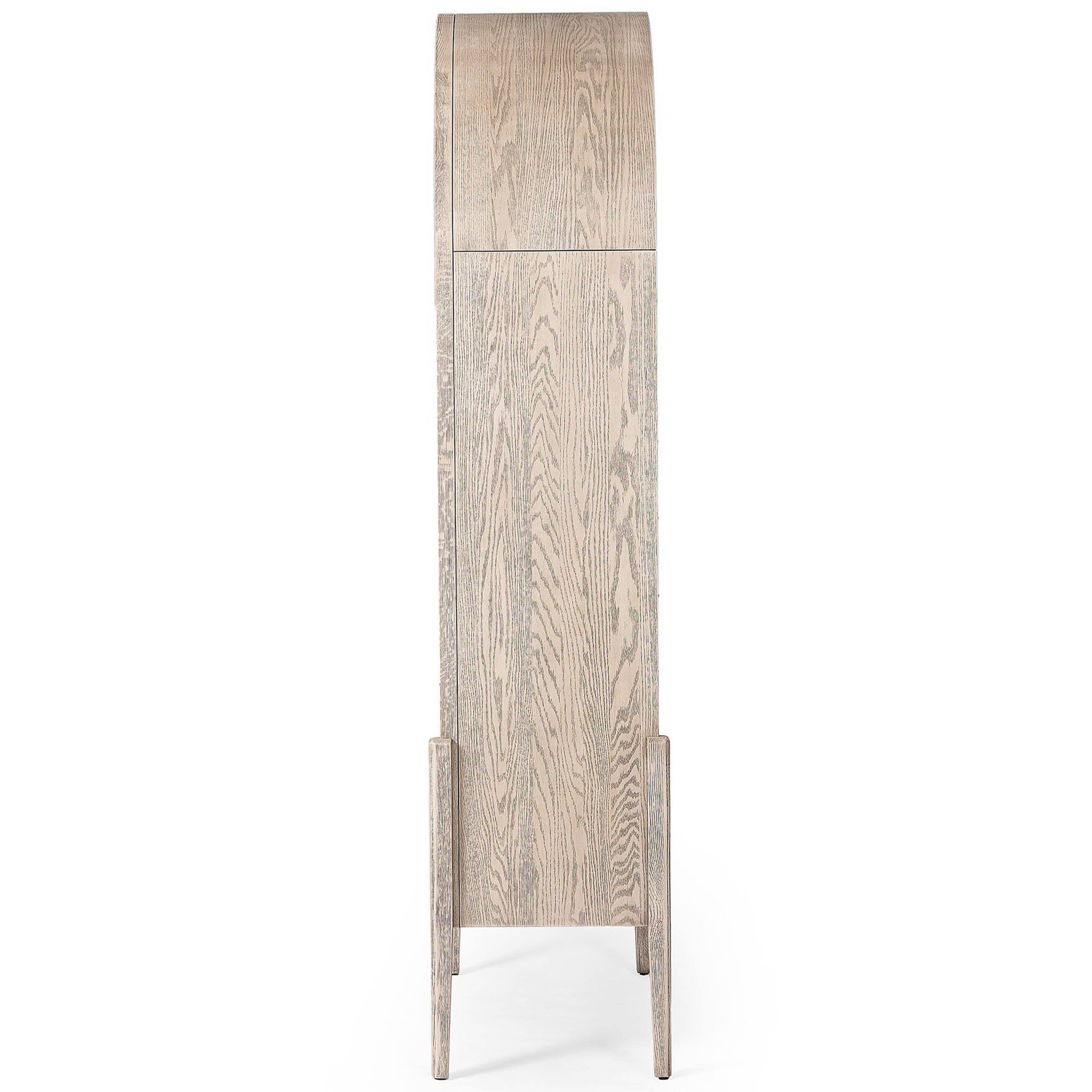 Tolle Bookcase, Rustic White Solid