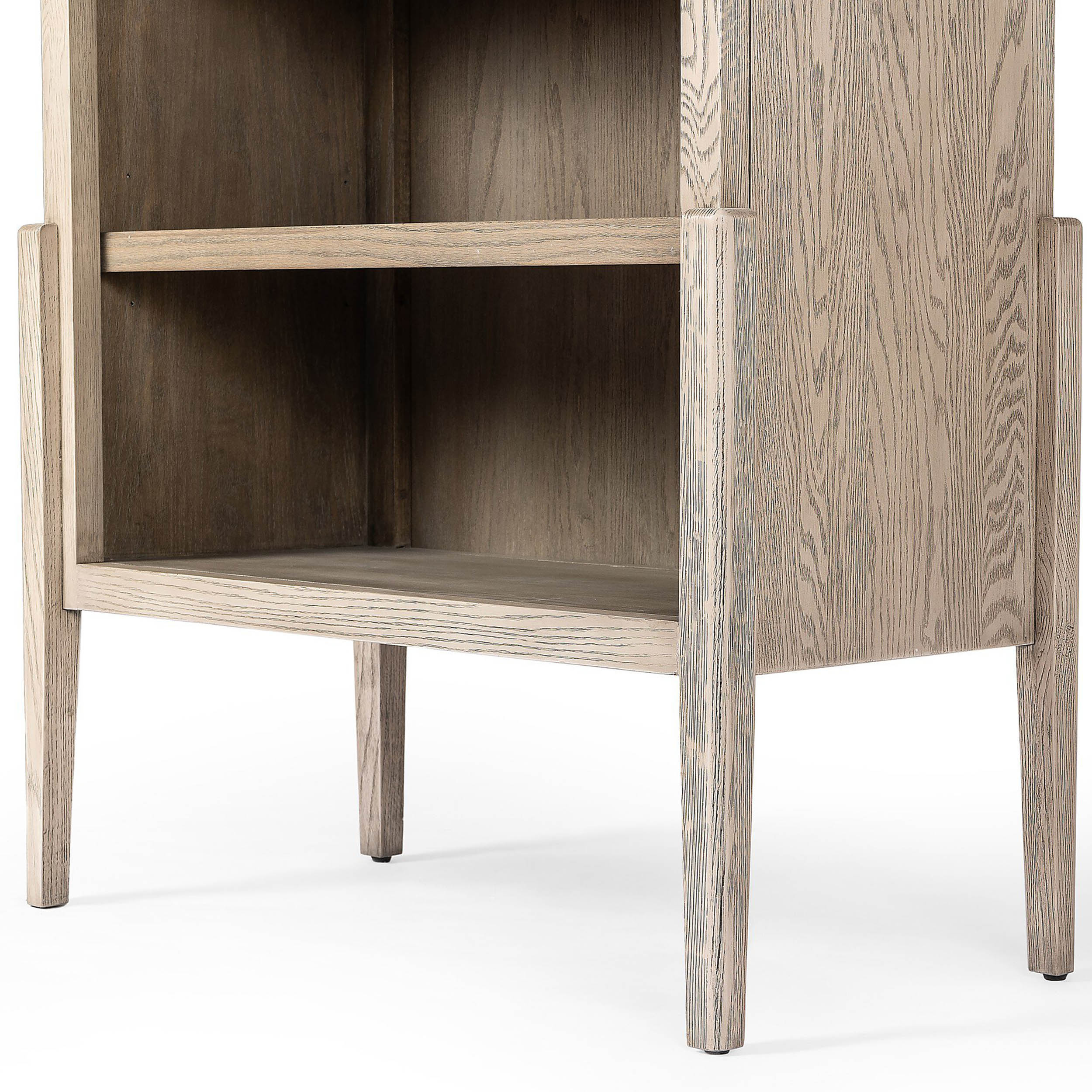 Tolle Bookcase, Rustic White Solid