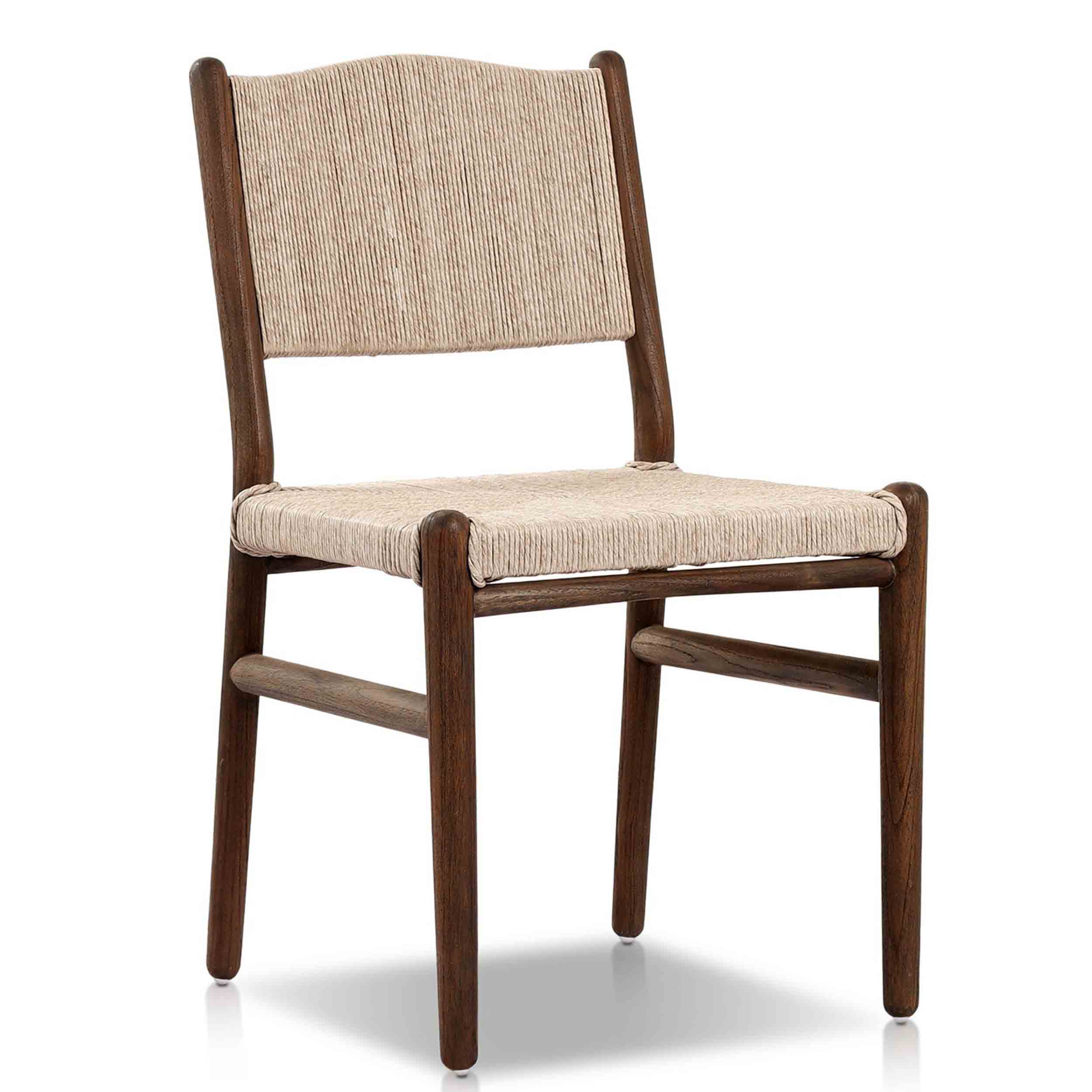 Herrin Outdoor Dining Chair, Vintage White