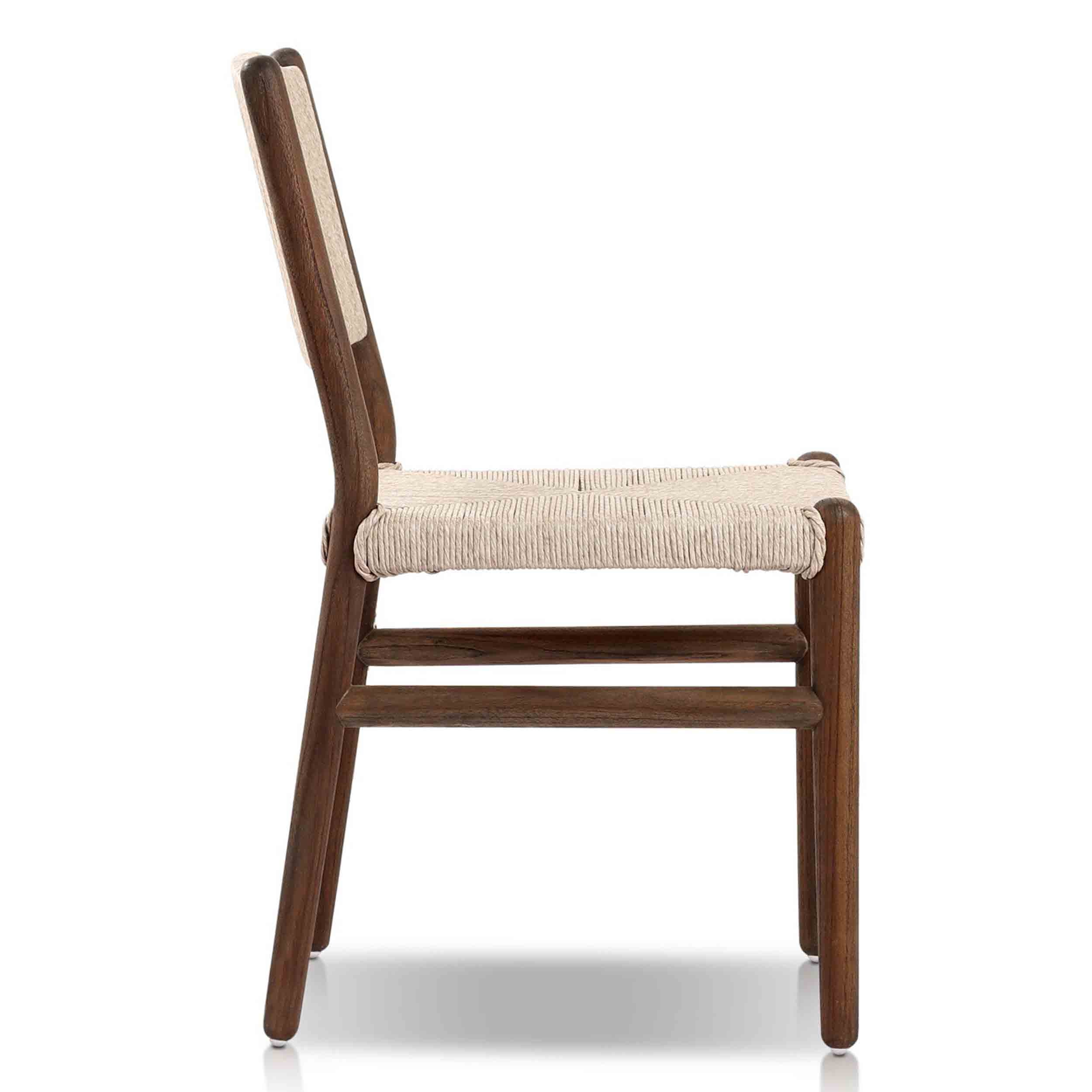 Herrin Outdoor Dining Chair, Vintage White