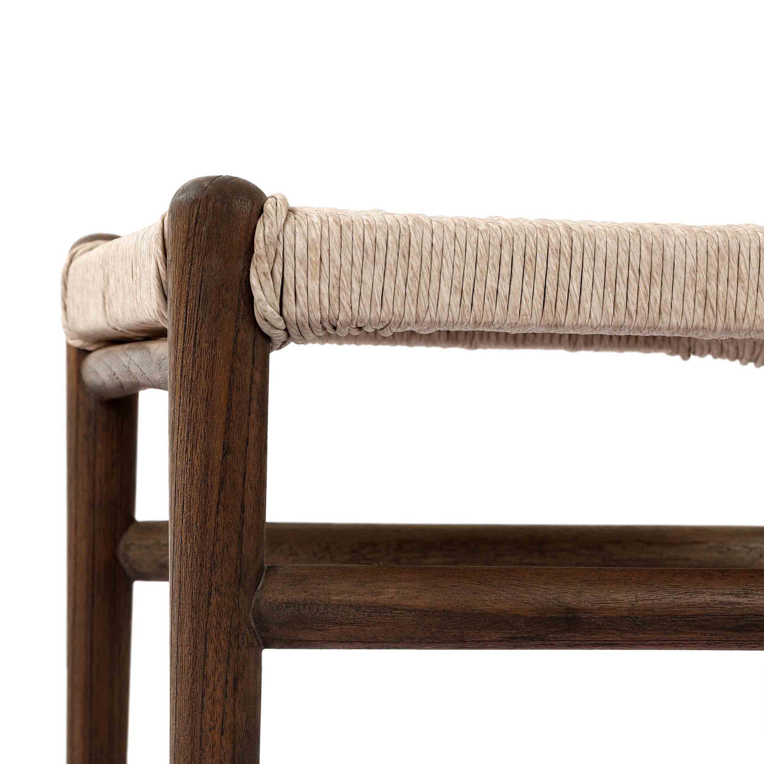 Herrin Outdoor Dining Chair, Vintage White