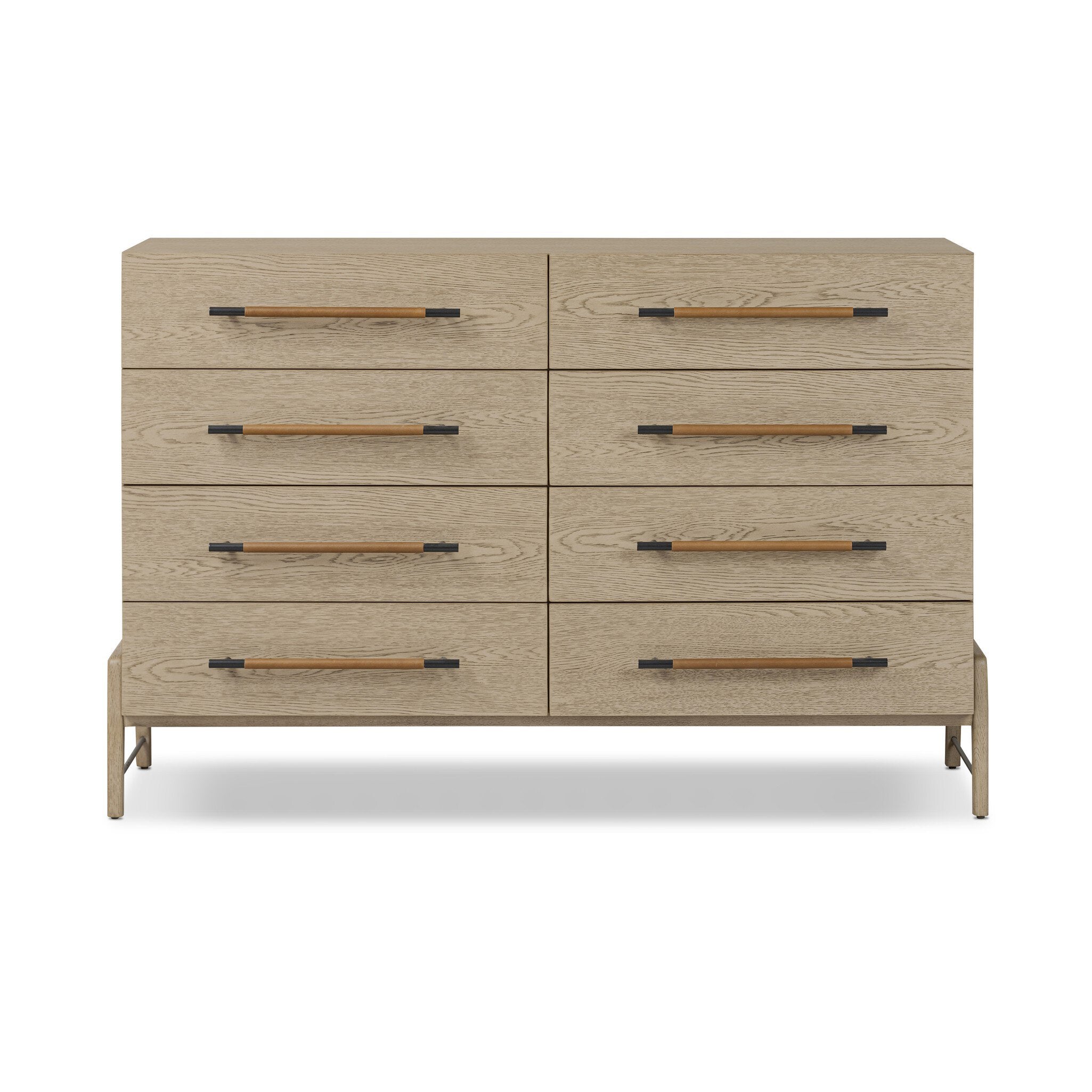 Rosedale 8 Drawer Dresser, Yucca Oak Veneer