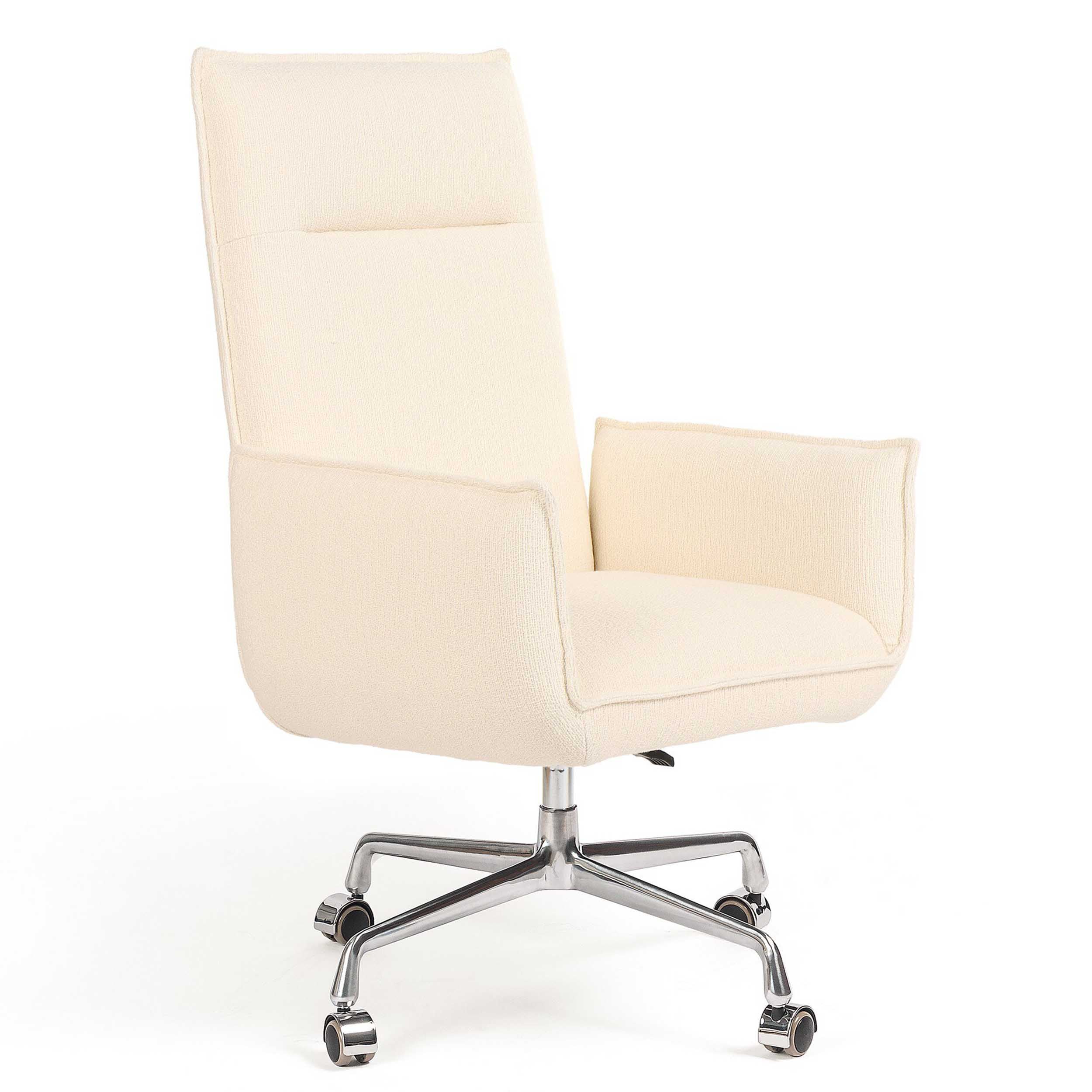 Lionel Desk Chair, Kerbey Ivory