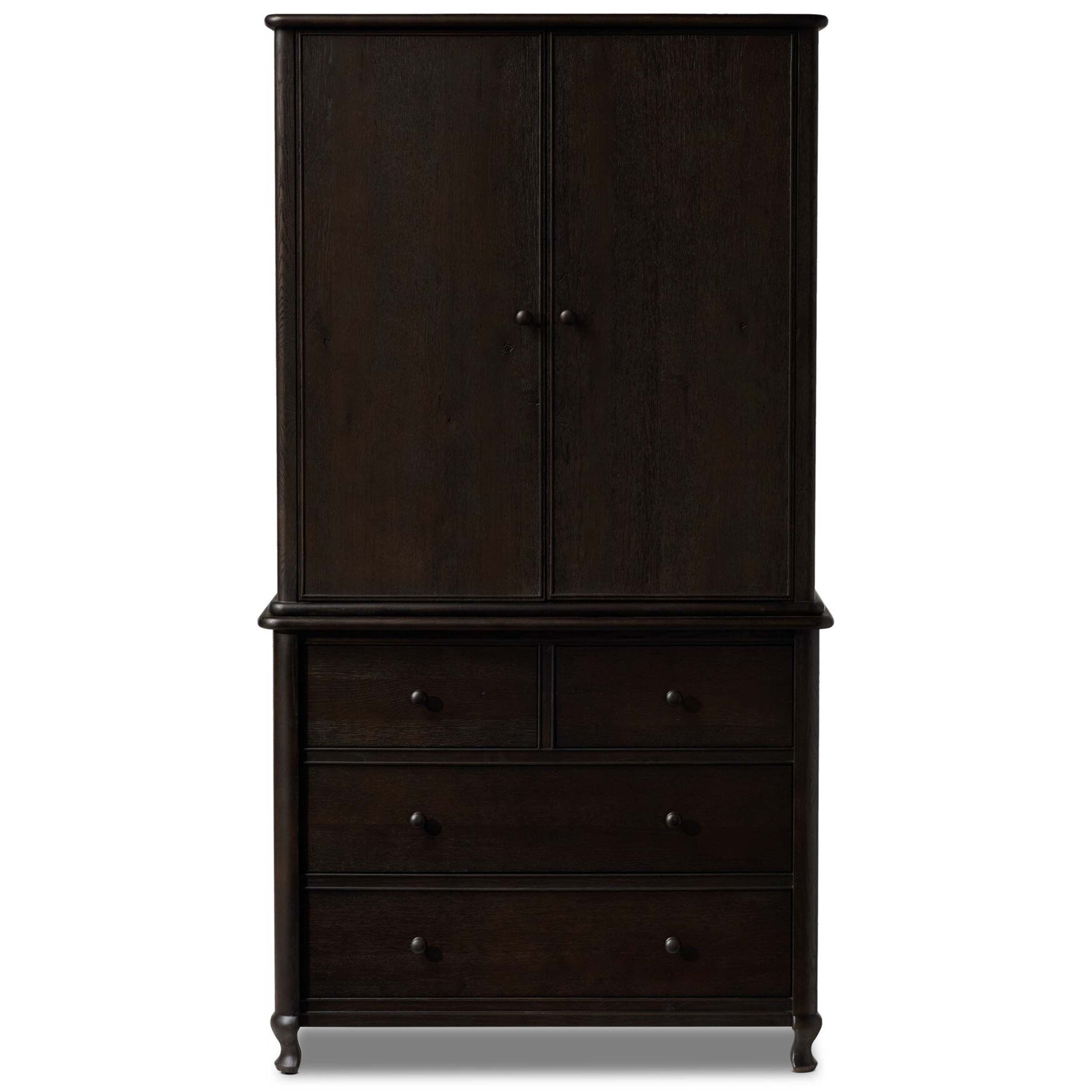 Pika Armoire, Smoked Black Oak Veneer