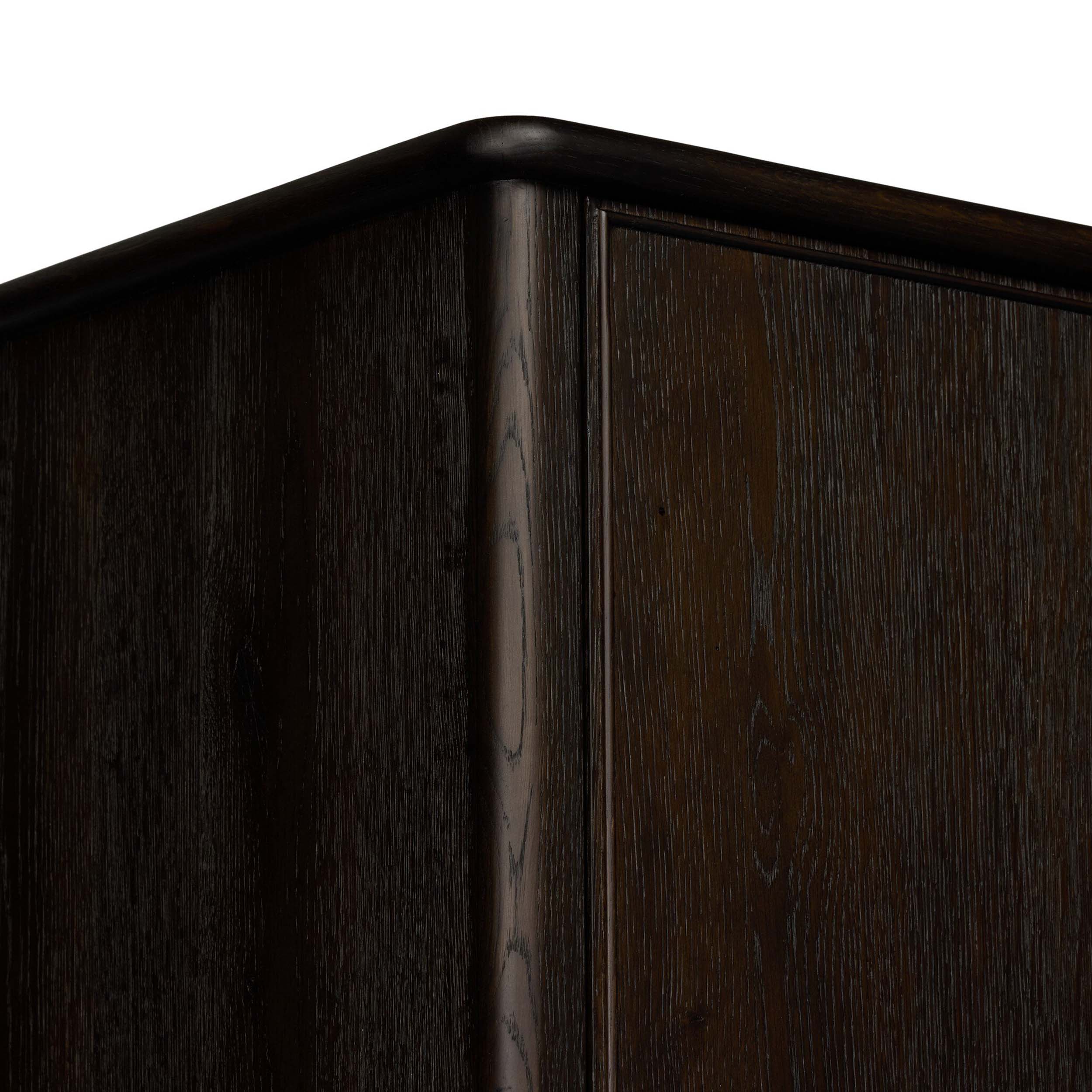 Pika Armoire, Smoked Black Oak Veneer