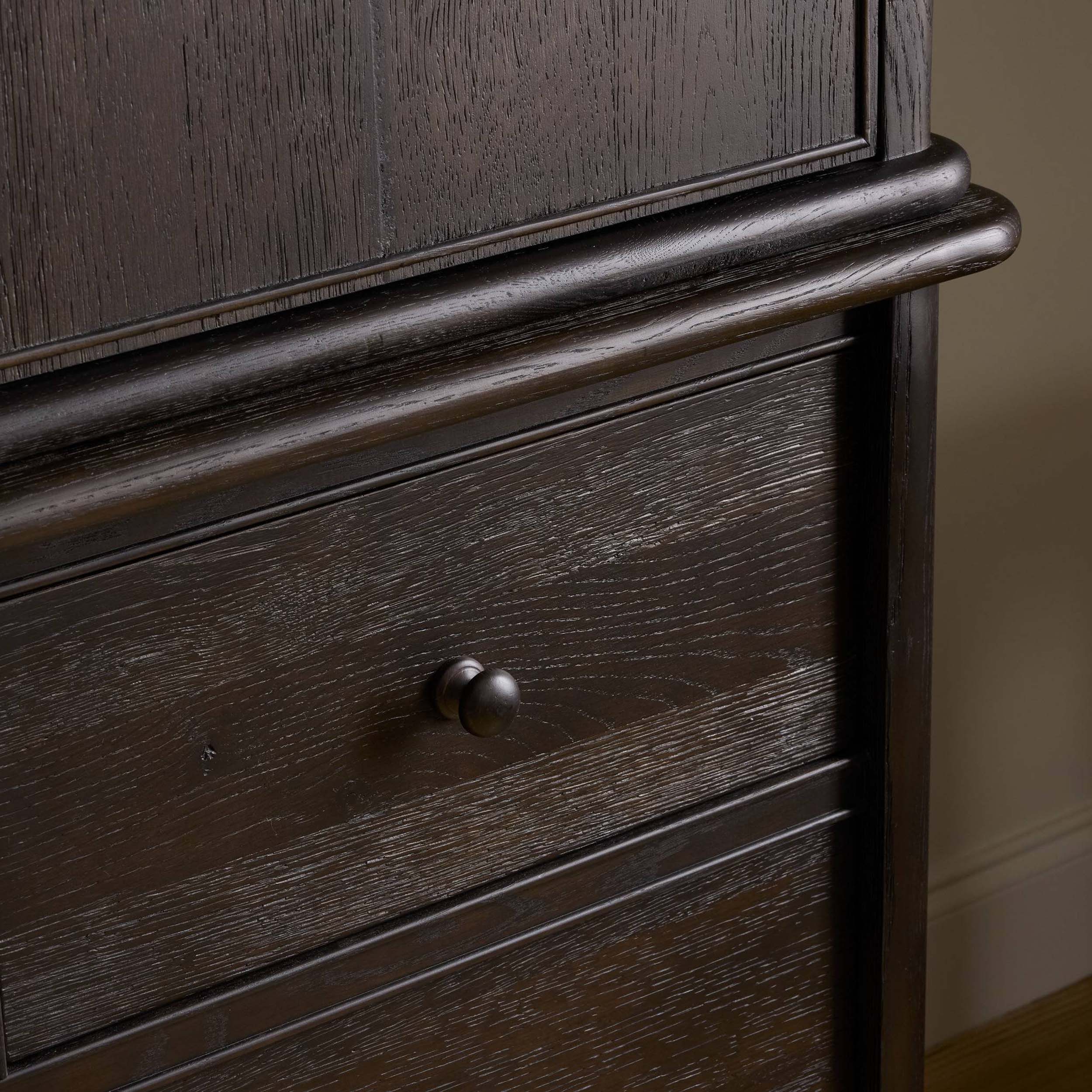 Pika Armoire, Smoked Black Oak Veneer