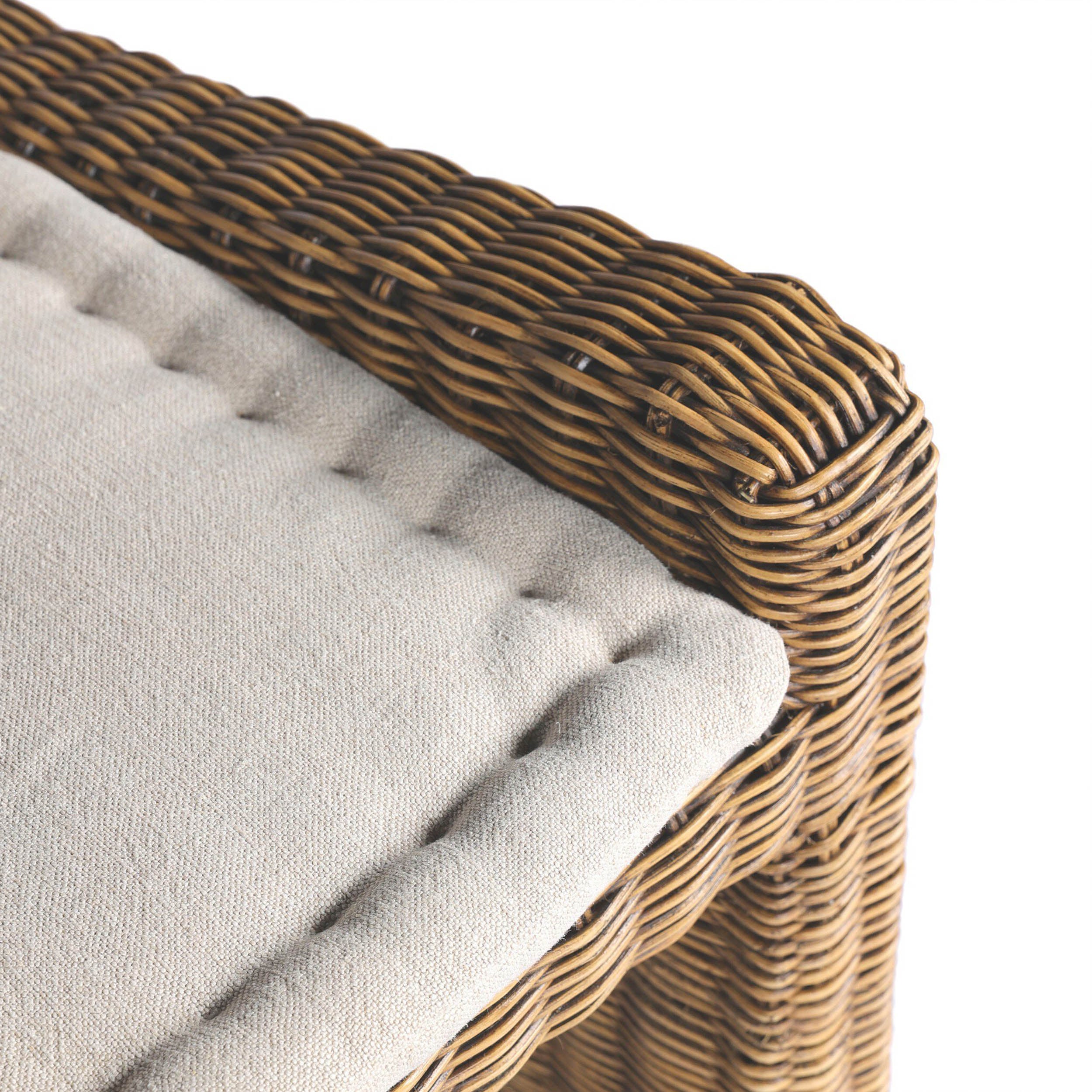 Build Your Own: Senna Woven Dining Banquette, Broadway Dune, Laf Dining Bench 49"