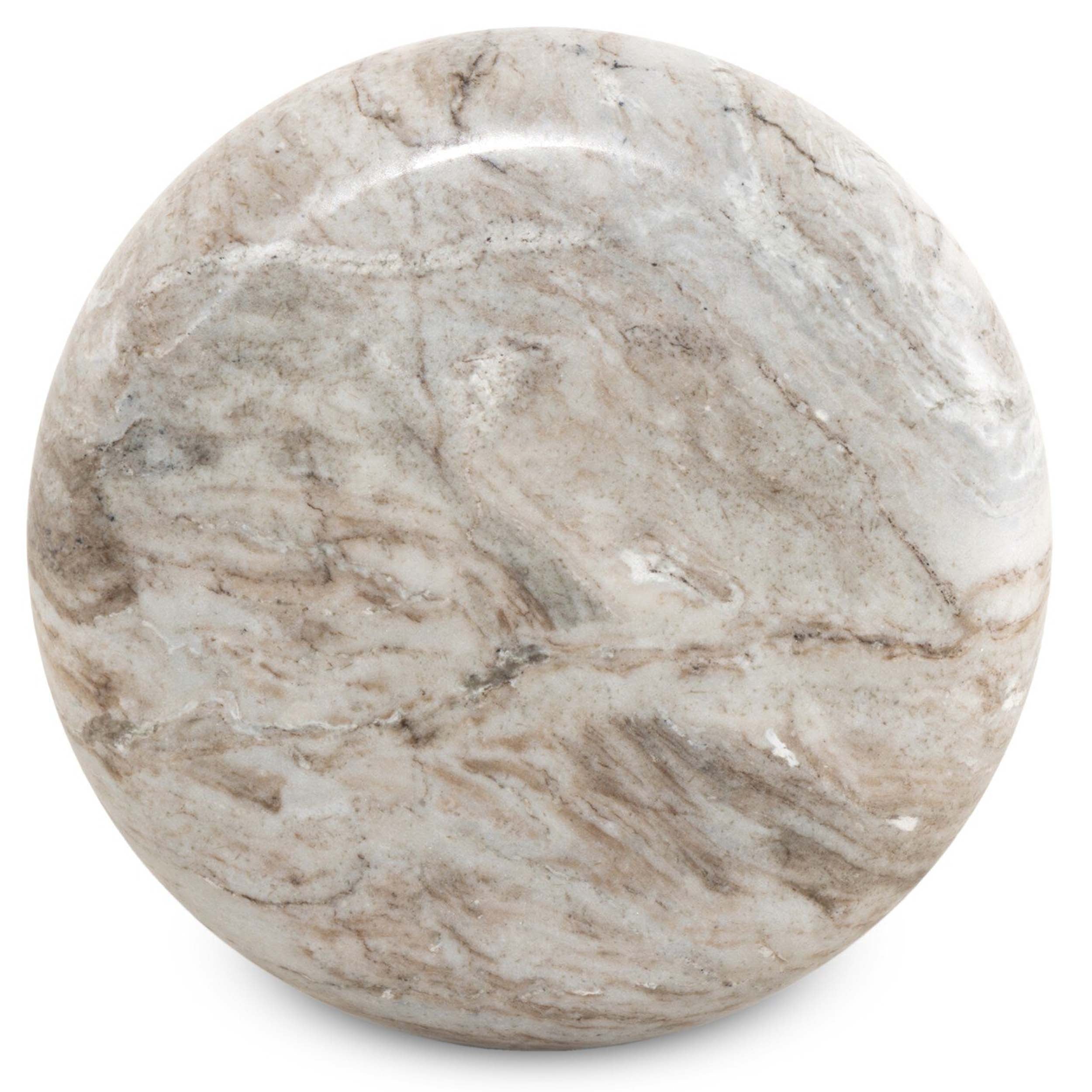 Pablo Outdoor End Table, Sawar Marble