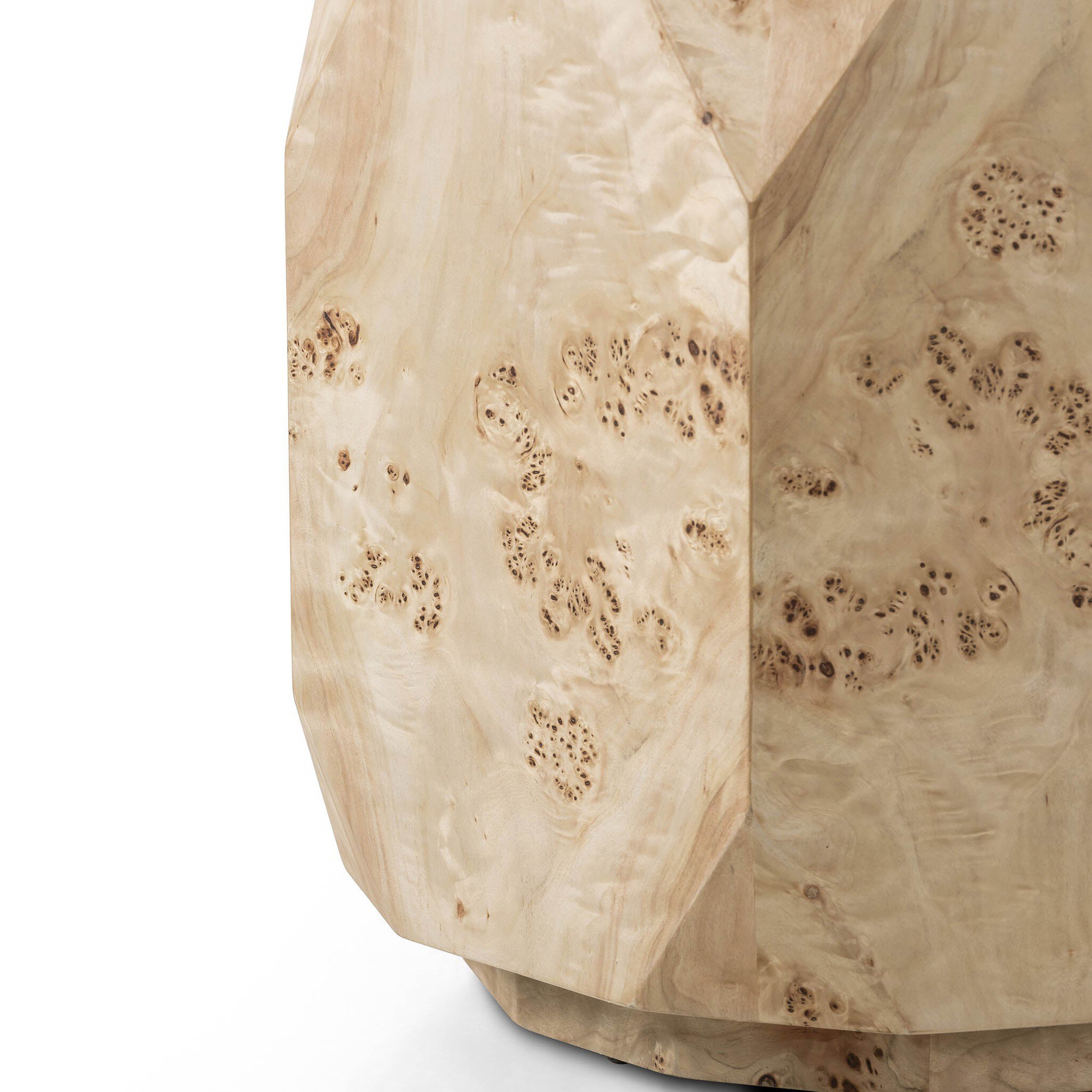 Elena End Table, Light Burl