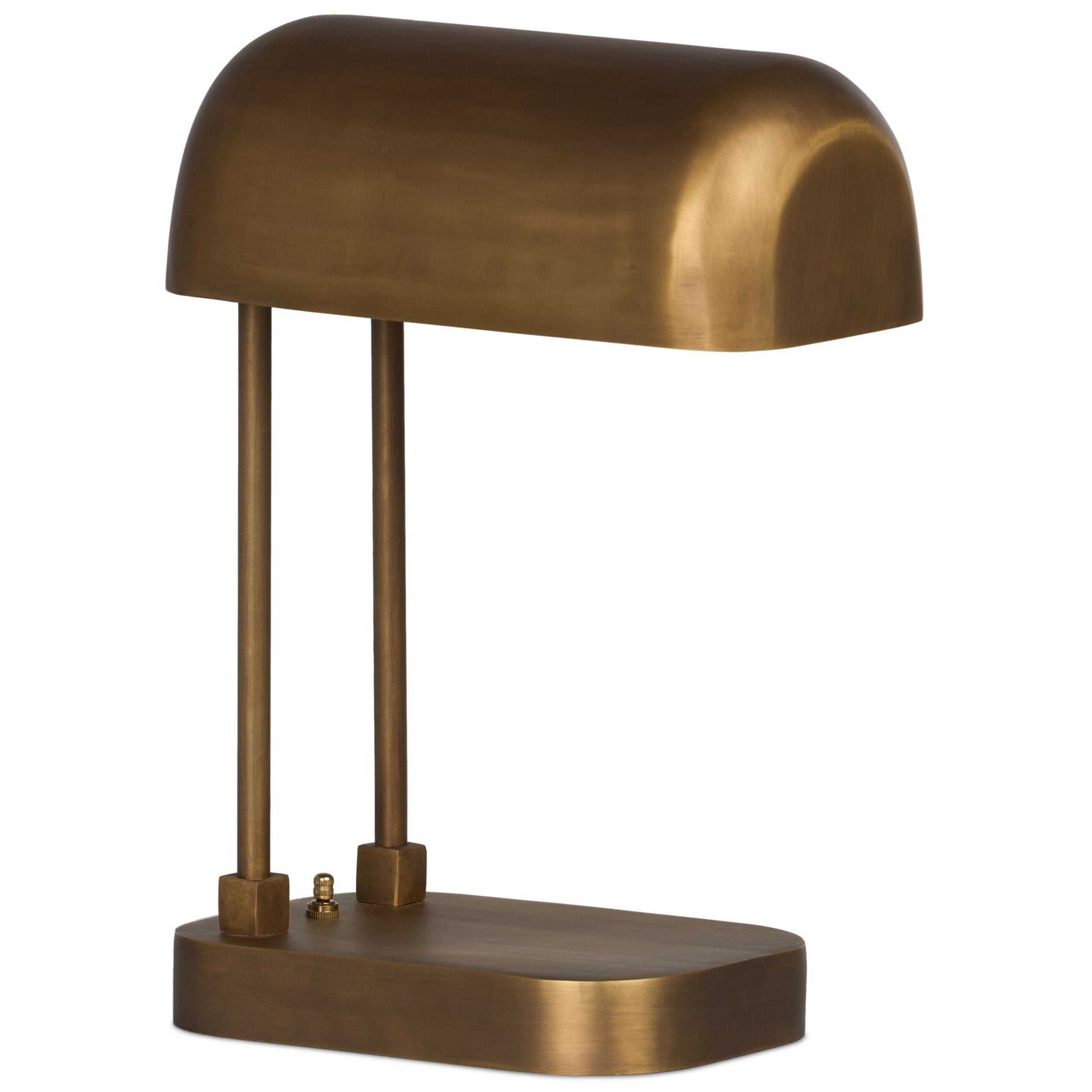 Merlin Table Lamp, Aged Antique Brass