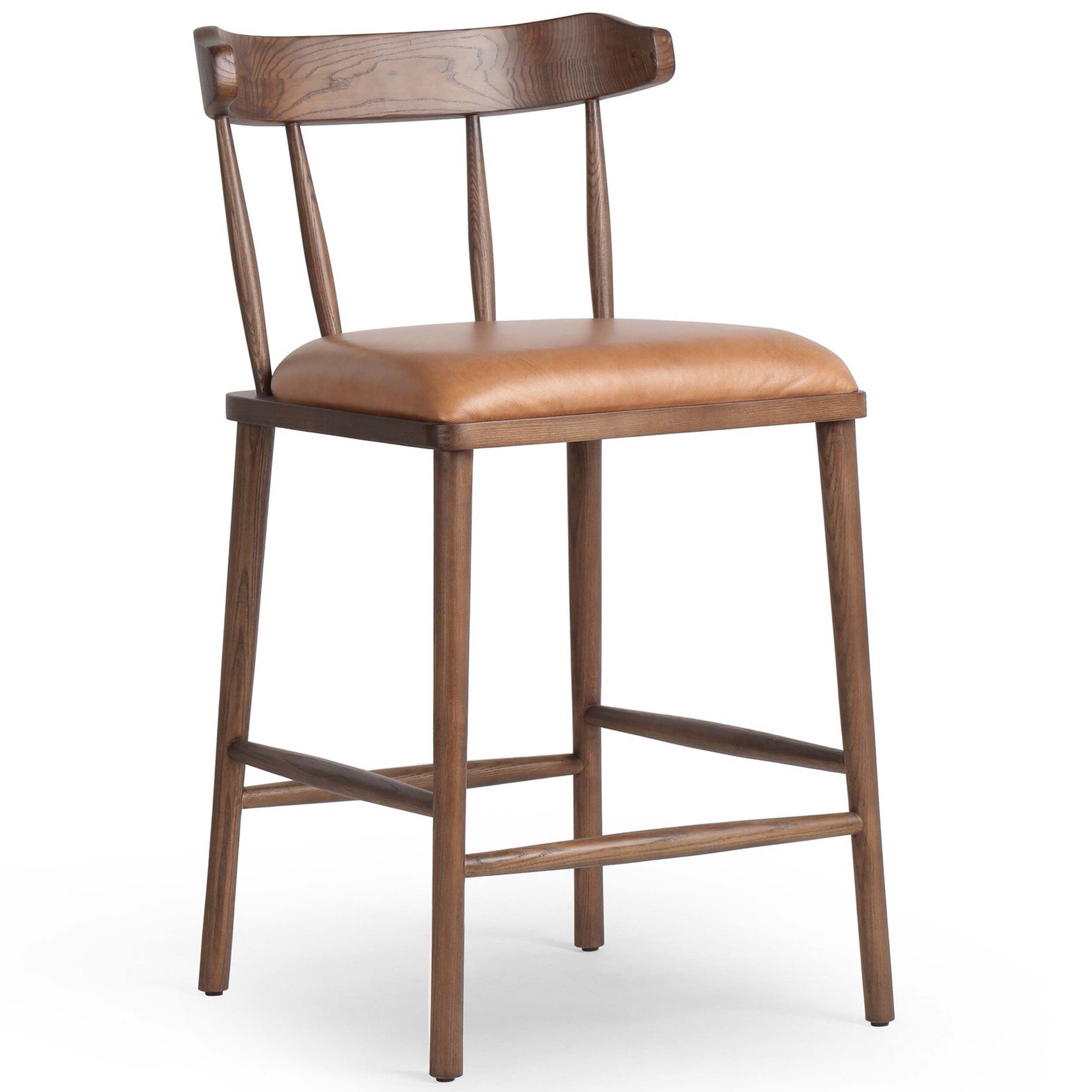 Colter Counter Stool, Chaps Saddle