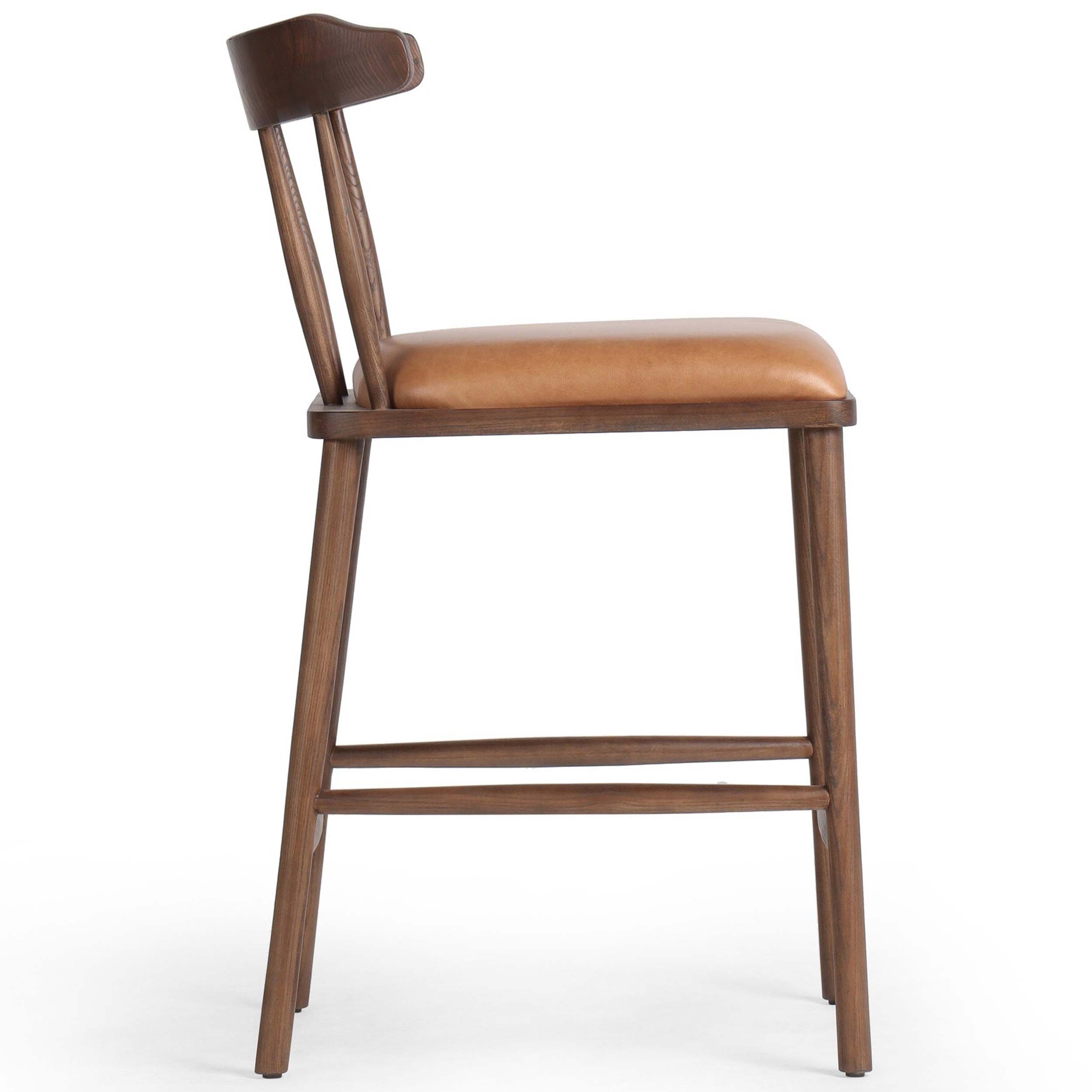 Colter Counter Stool, Chaps Saddle