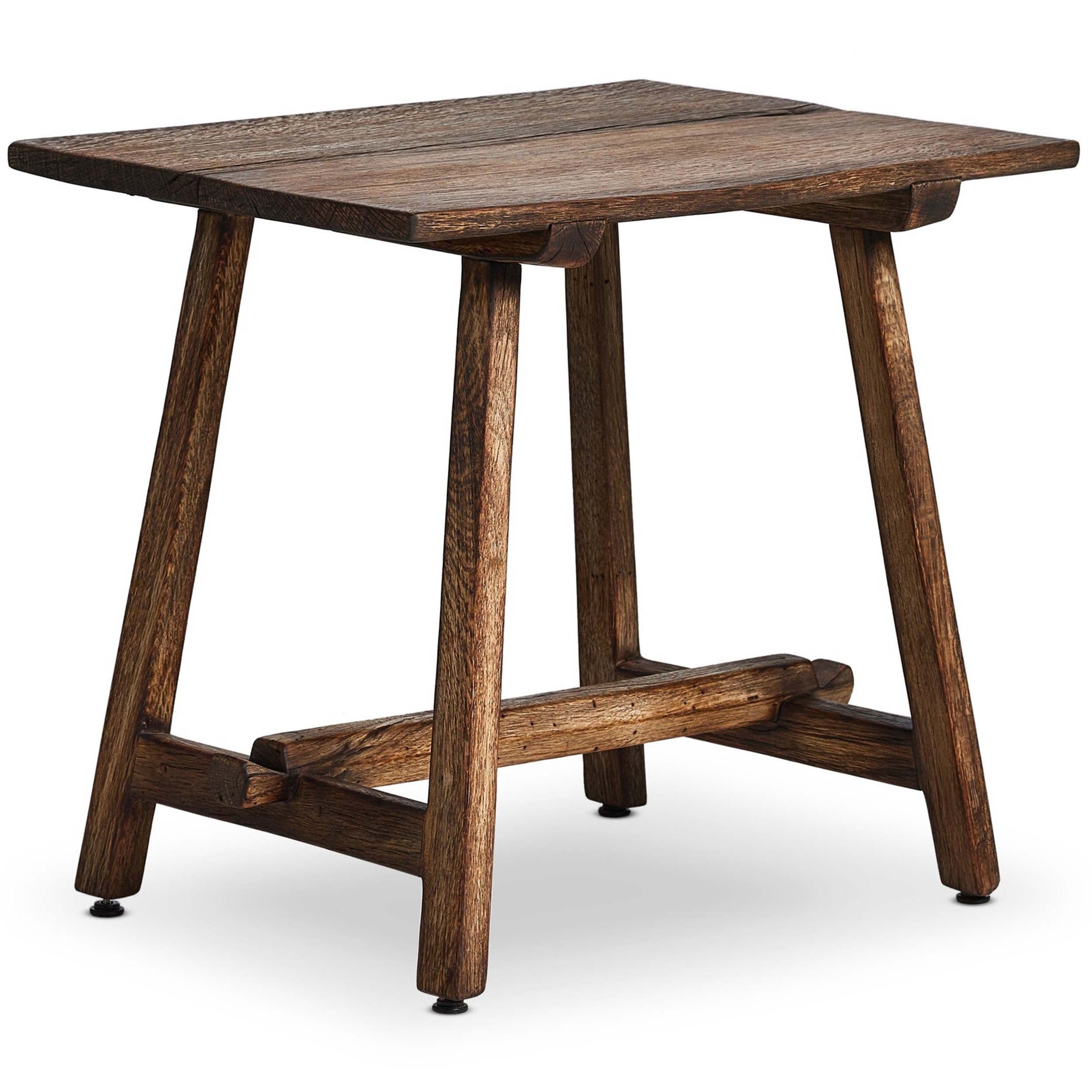 Elio End Table, Burnt Bleached Oak