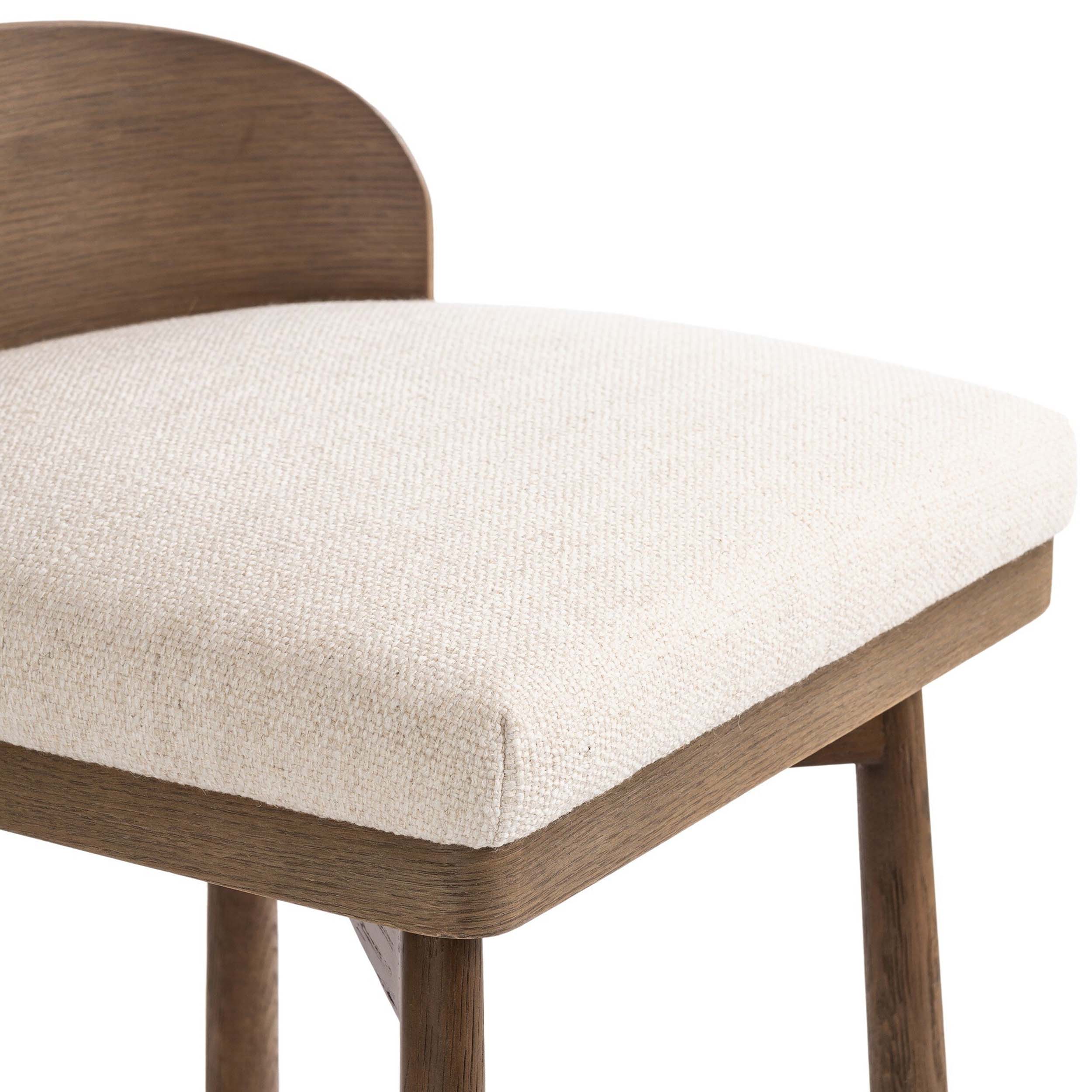 Cloris Swivel Bar + Counter Stool, Thames Cream