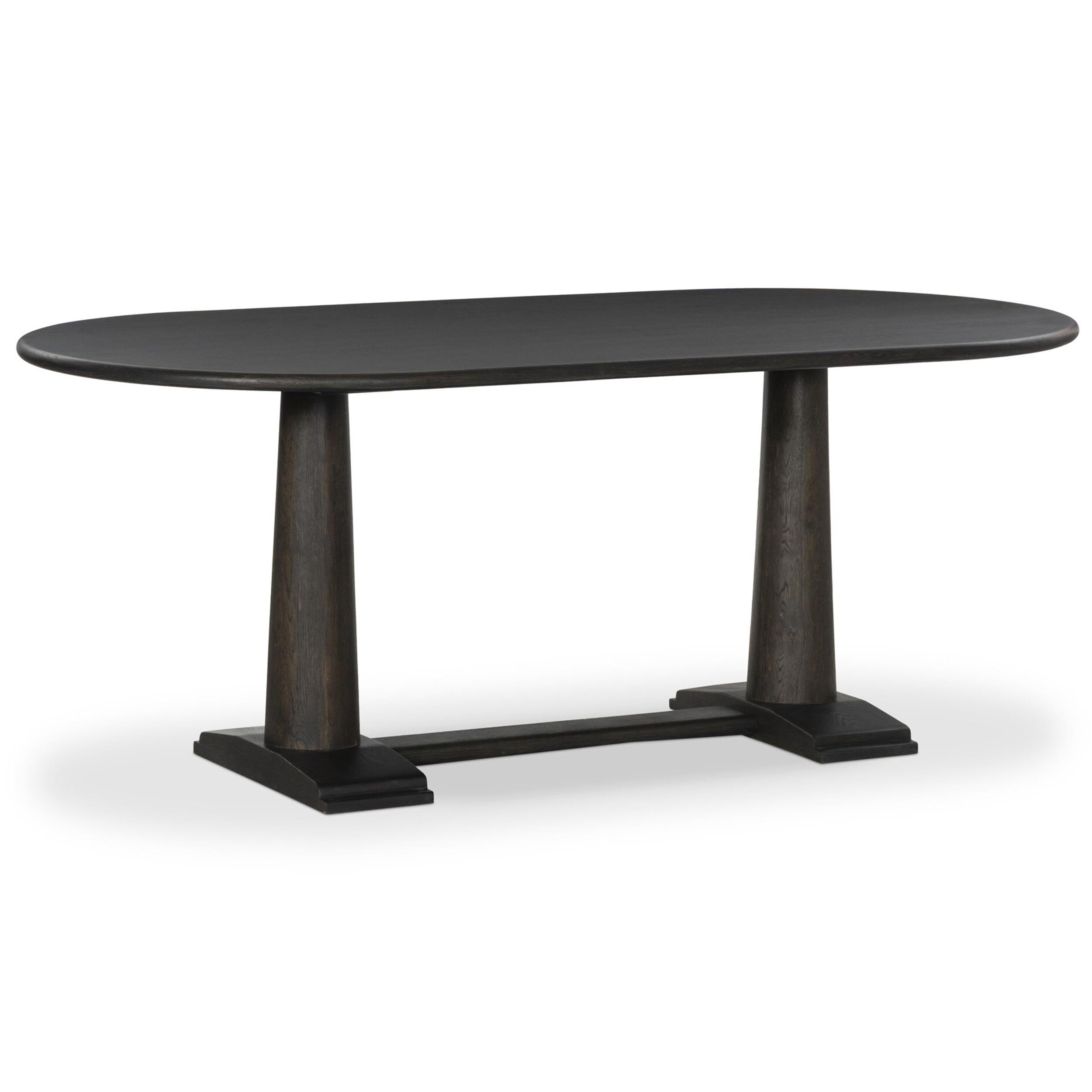 Chamberlain Dining Table, Espresso Oak Veneer