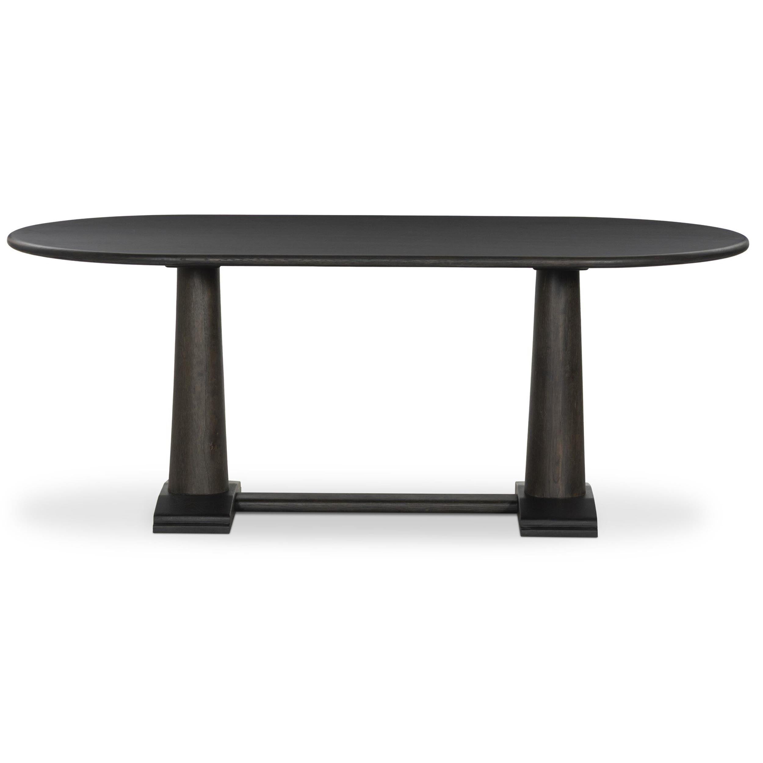 Chamberlain Dining Table, Espresso Oak Veneer