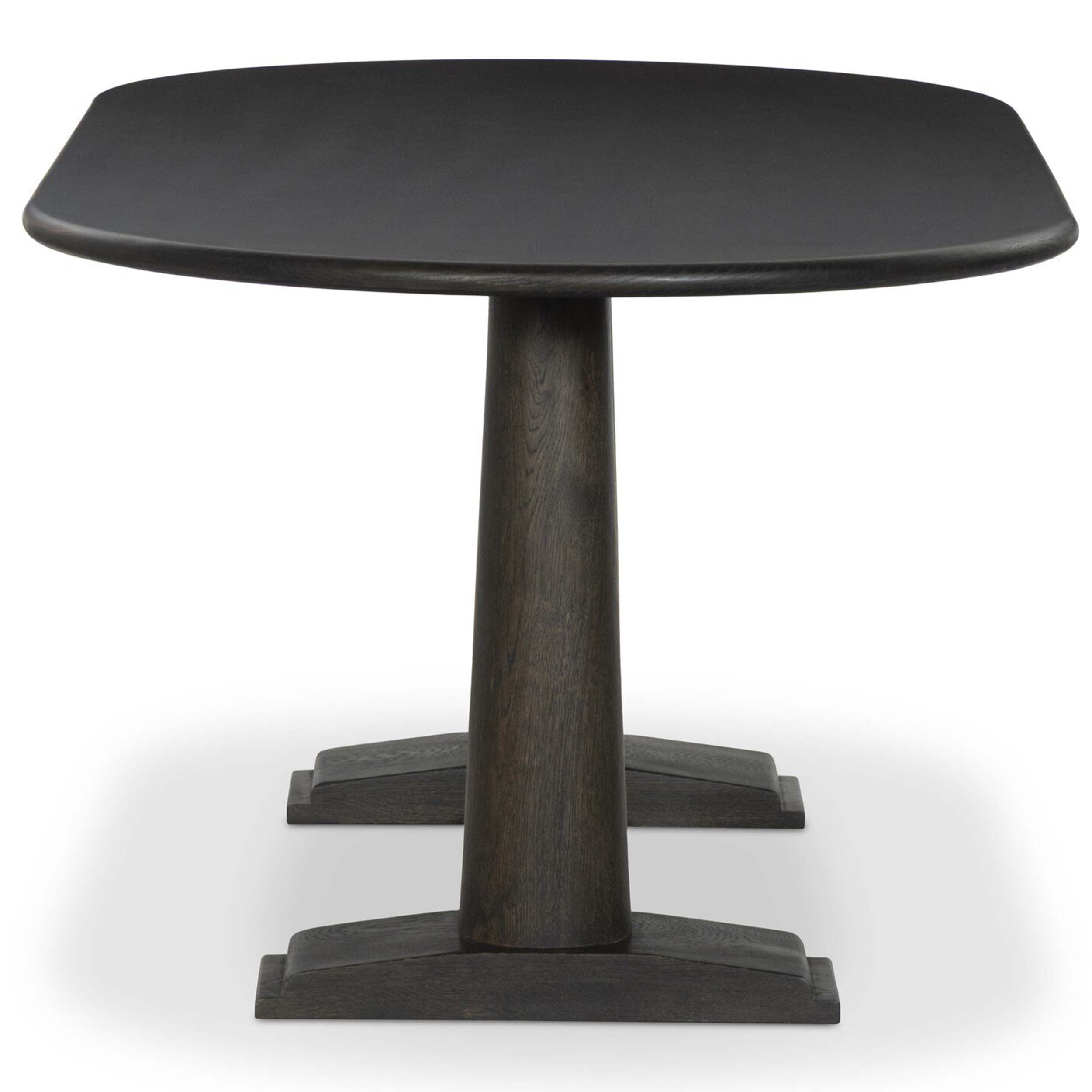 Chamberlain Dining Table, Espresso Oak Veneer
