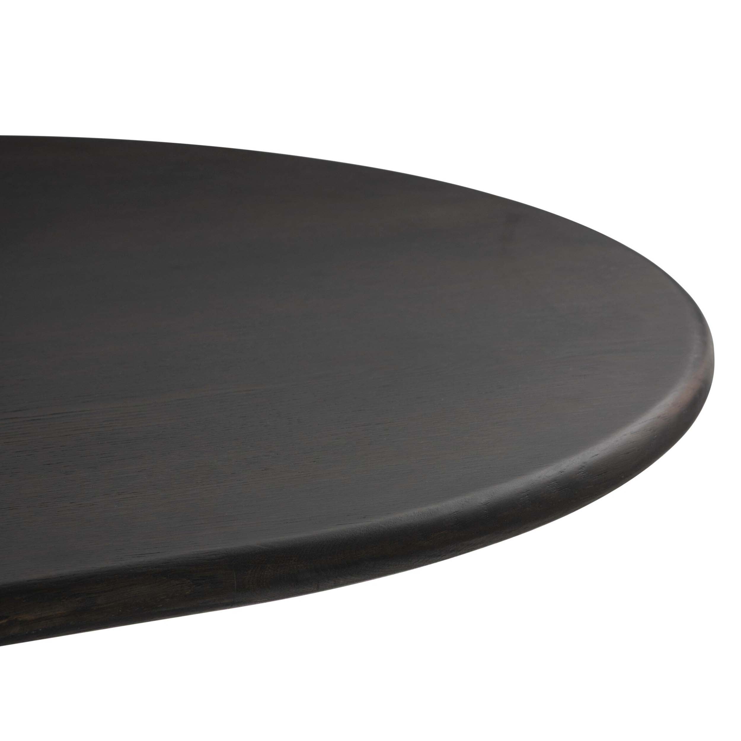 Chamberlain Dining Table, Espresso Oak Veneer