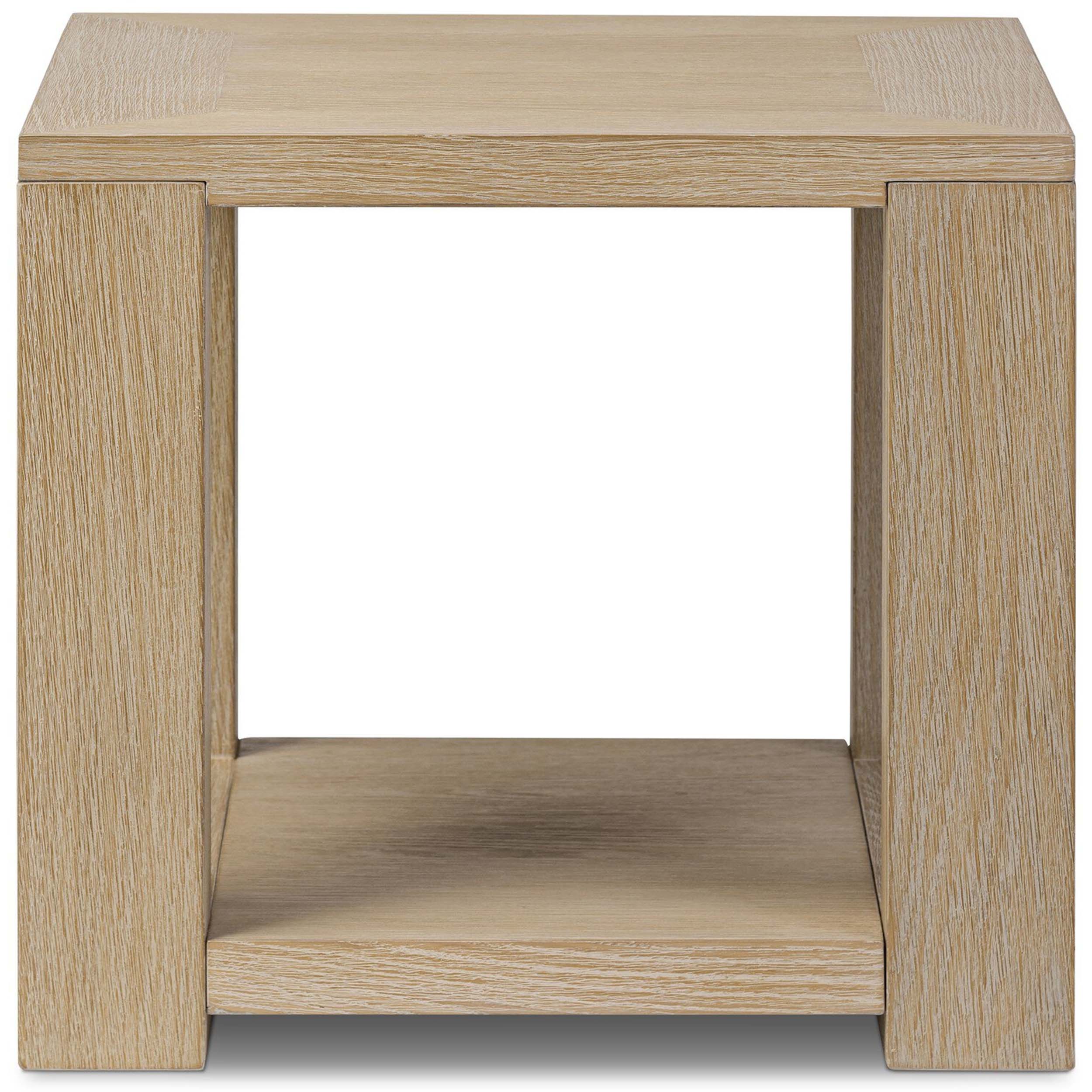 Thomas End Table, Bleached Oak Veneer