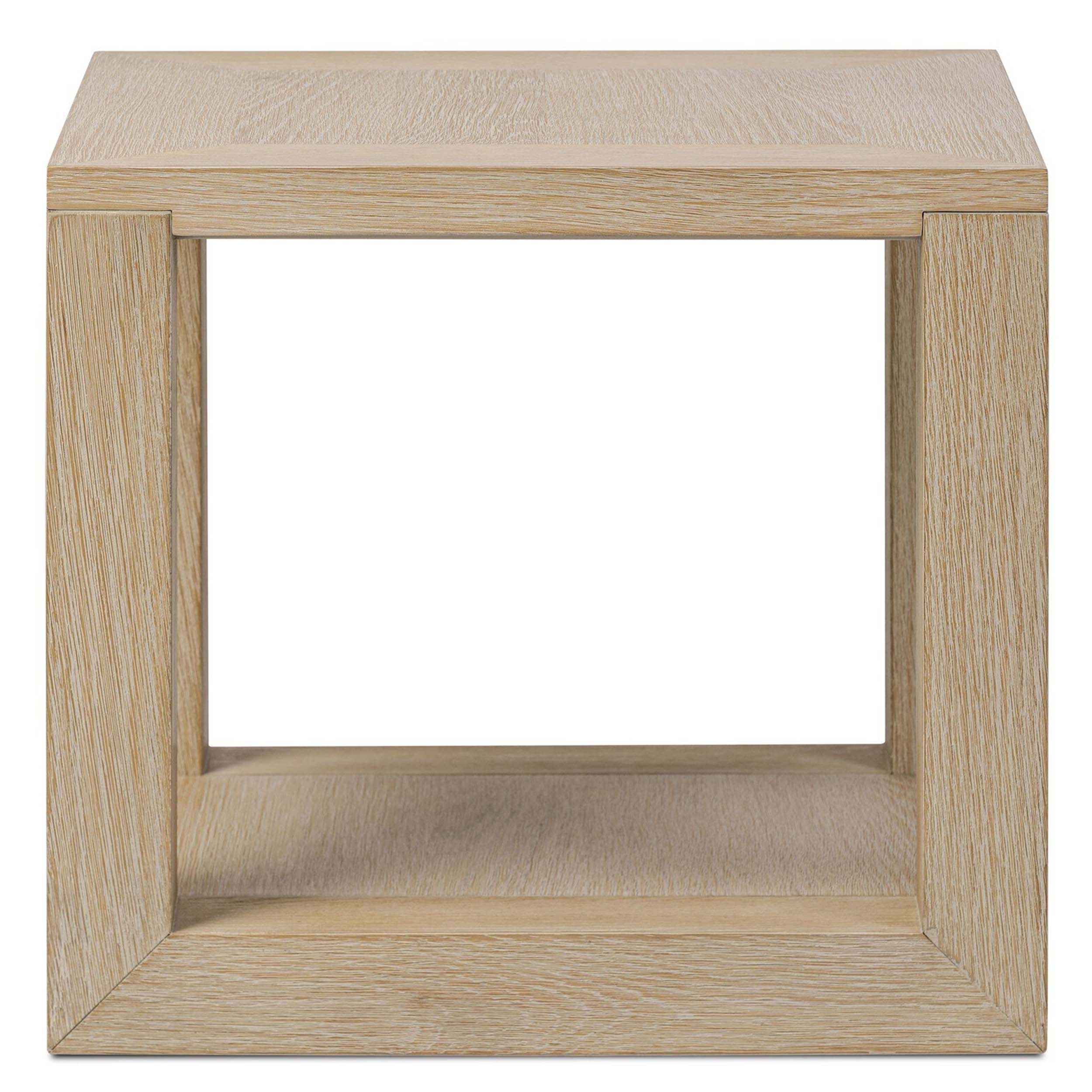 Thomas End Table, Bleached Oak Veneer