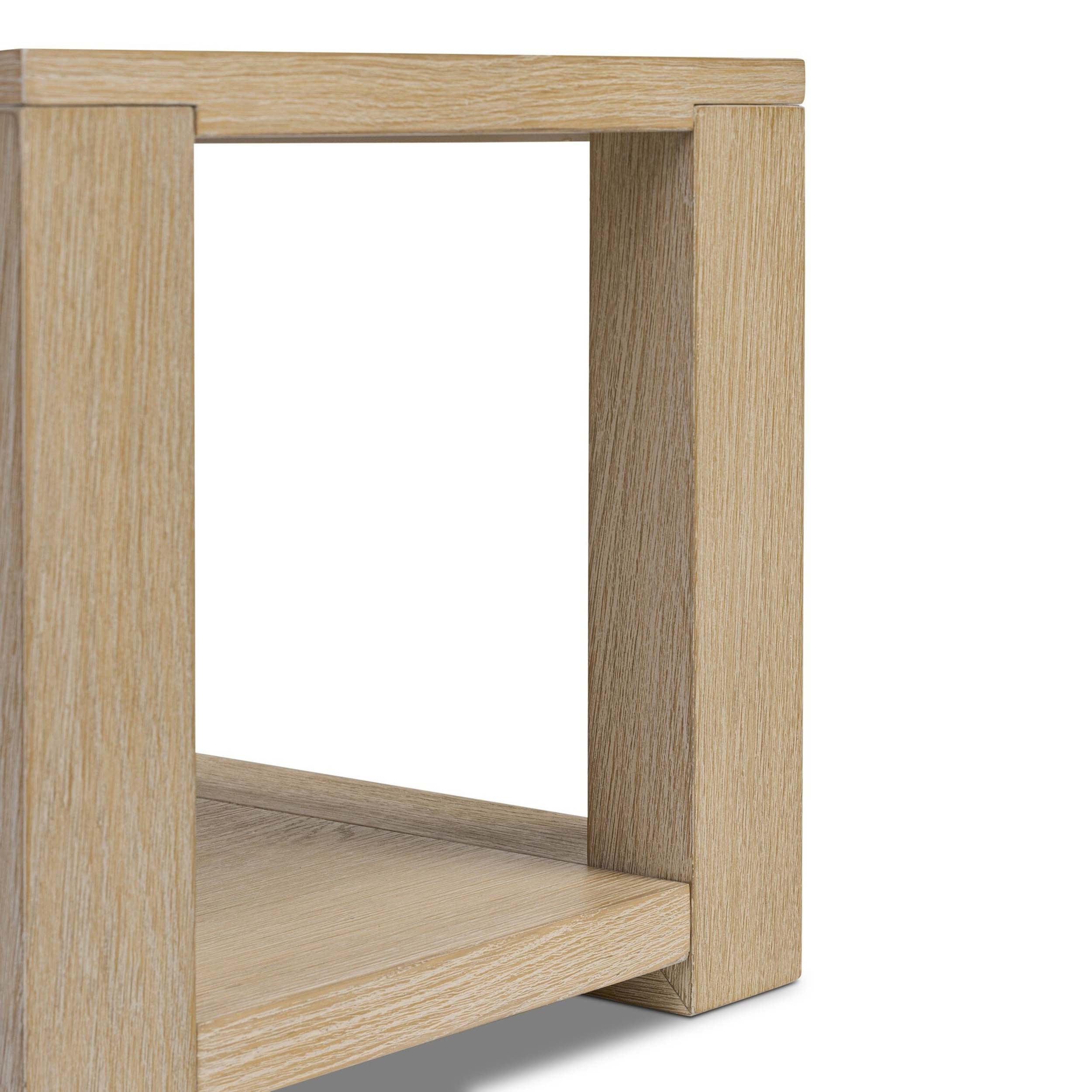 Thomas End Table, Bleached Oak Veneer