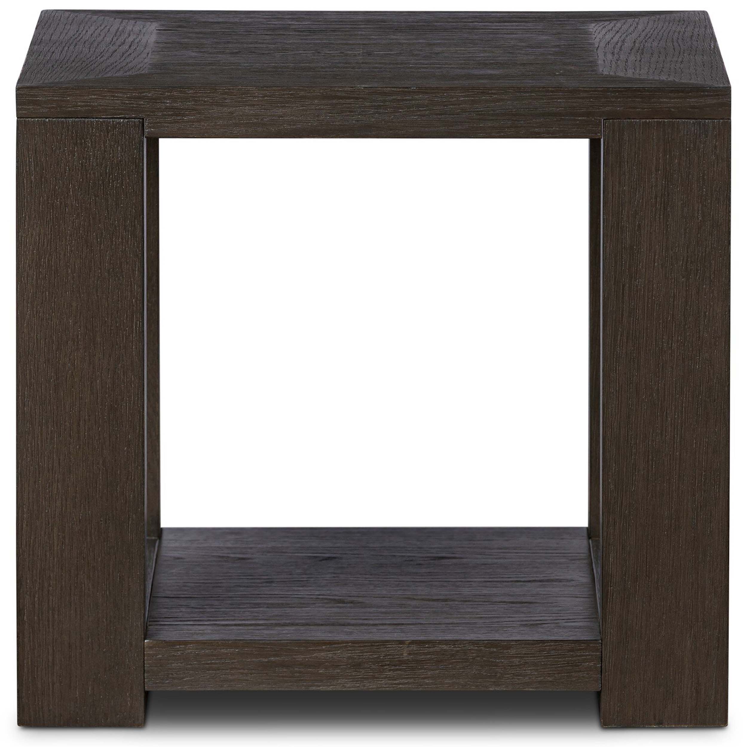 Thomas End Table, Dark Anthracite Oak Veneer
