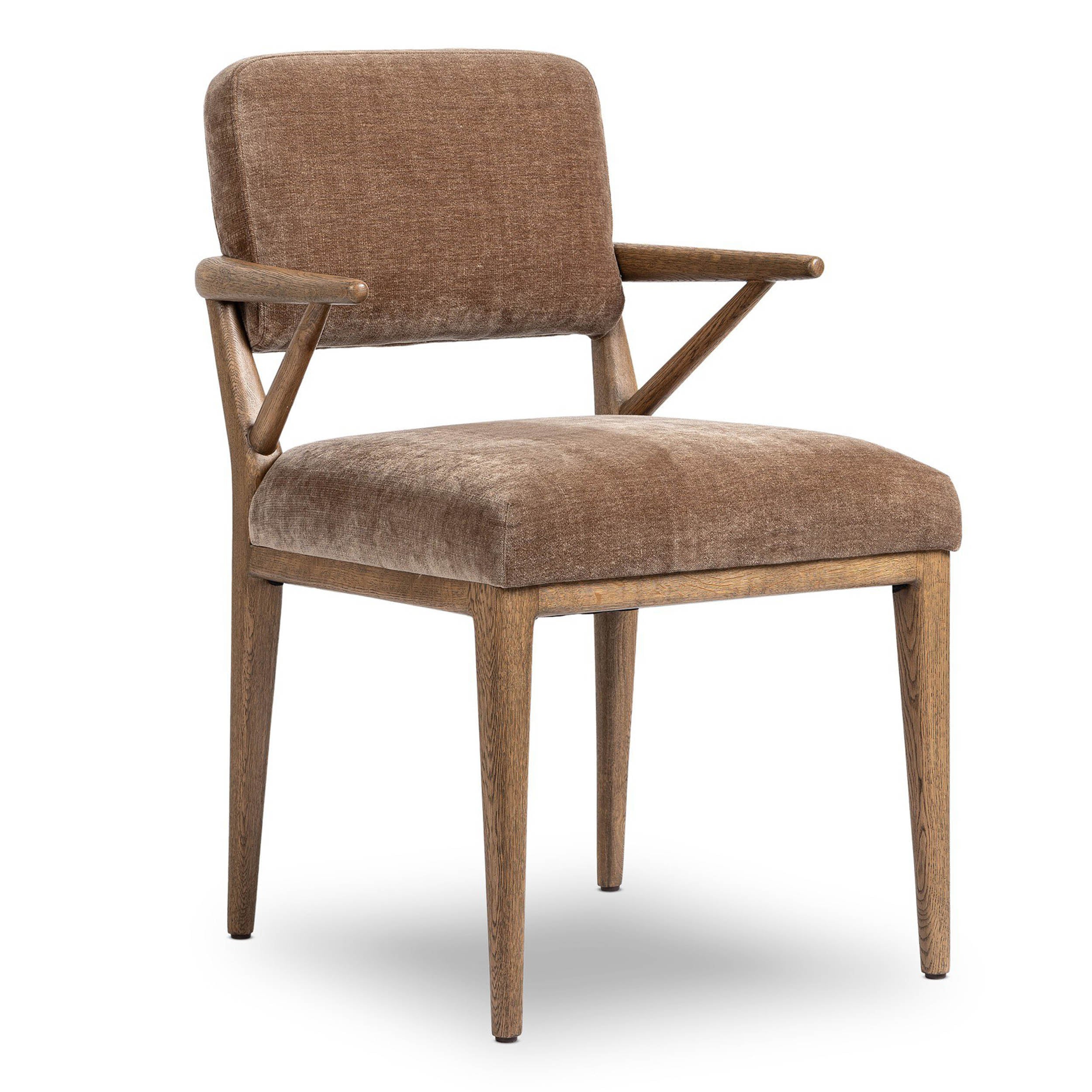 Deidre Dining Chair, Altair Mushroom