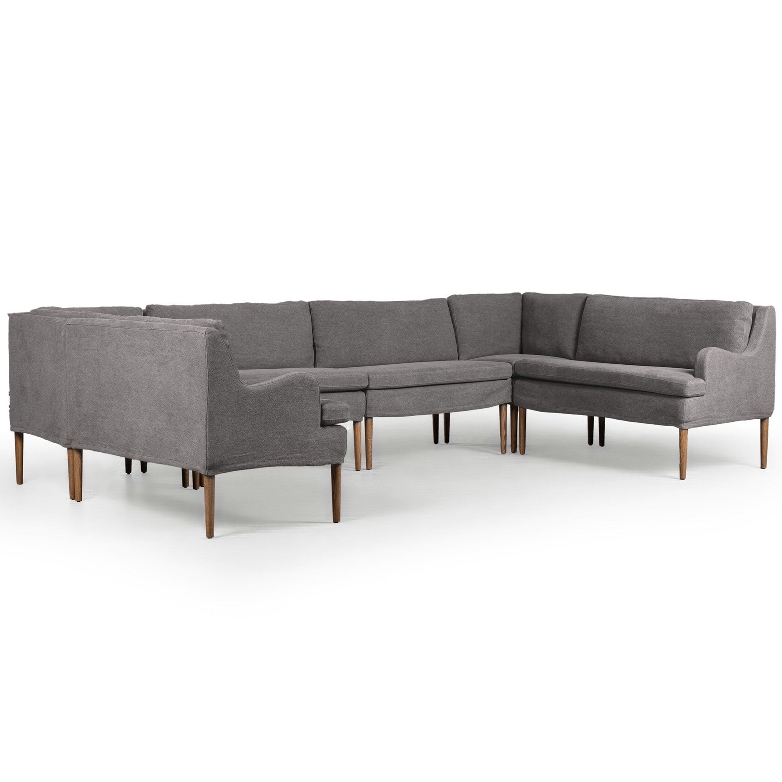 Aurelia Dining Banquette U Shape, Broadway Denim