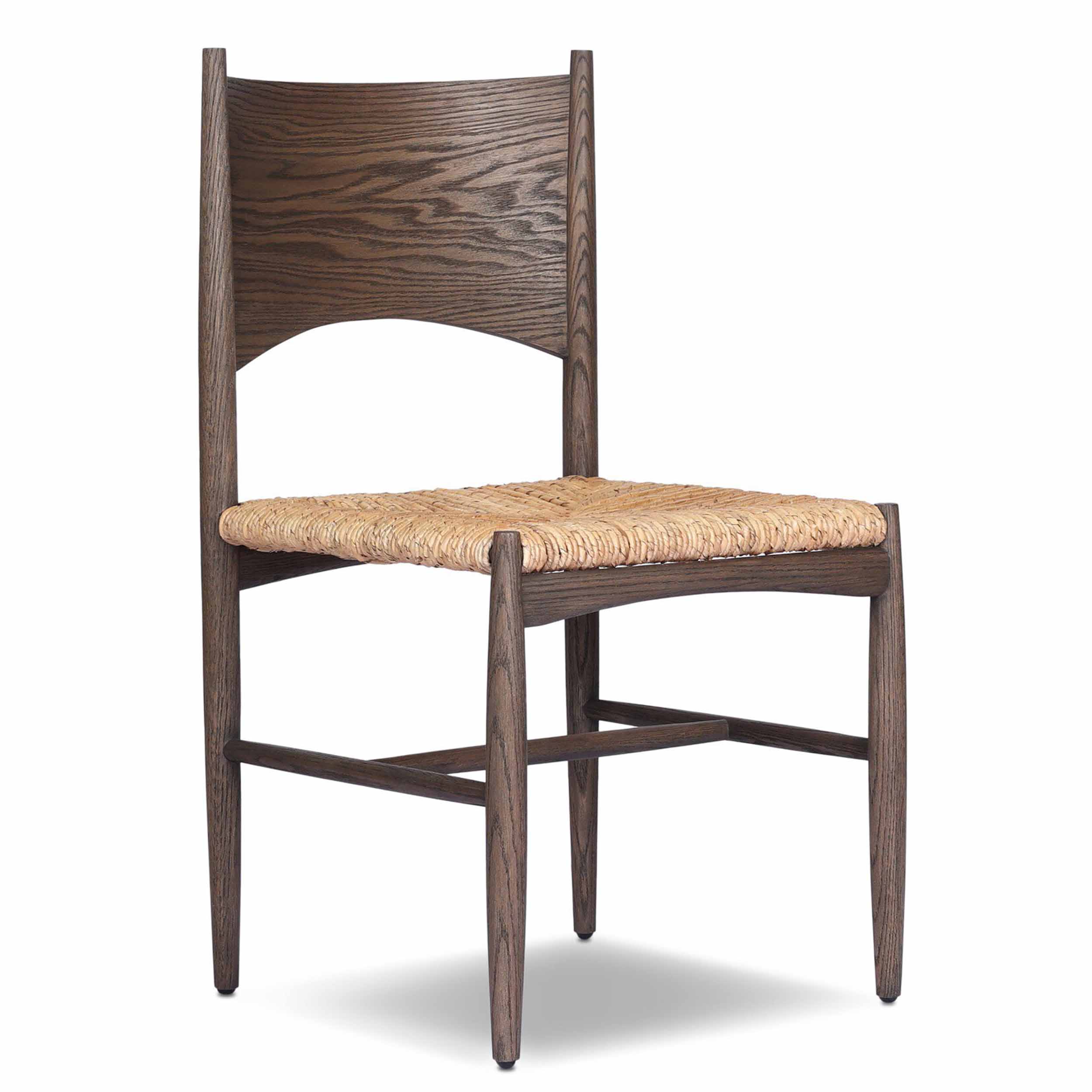 Jovan Dining Chair, Stained Saddle Brown
