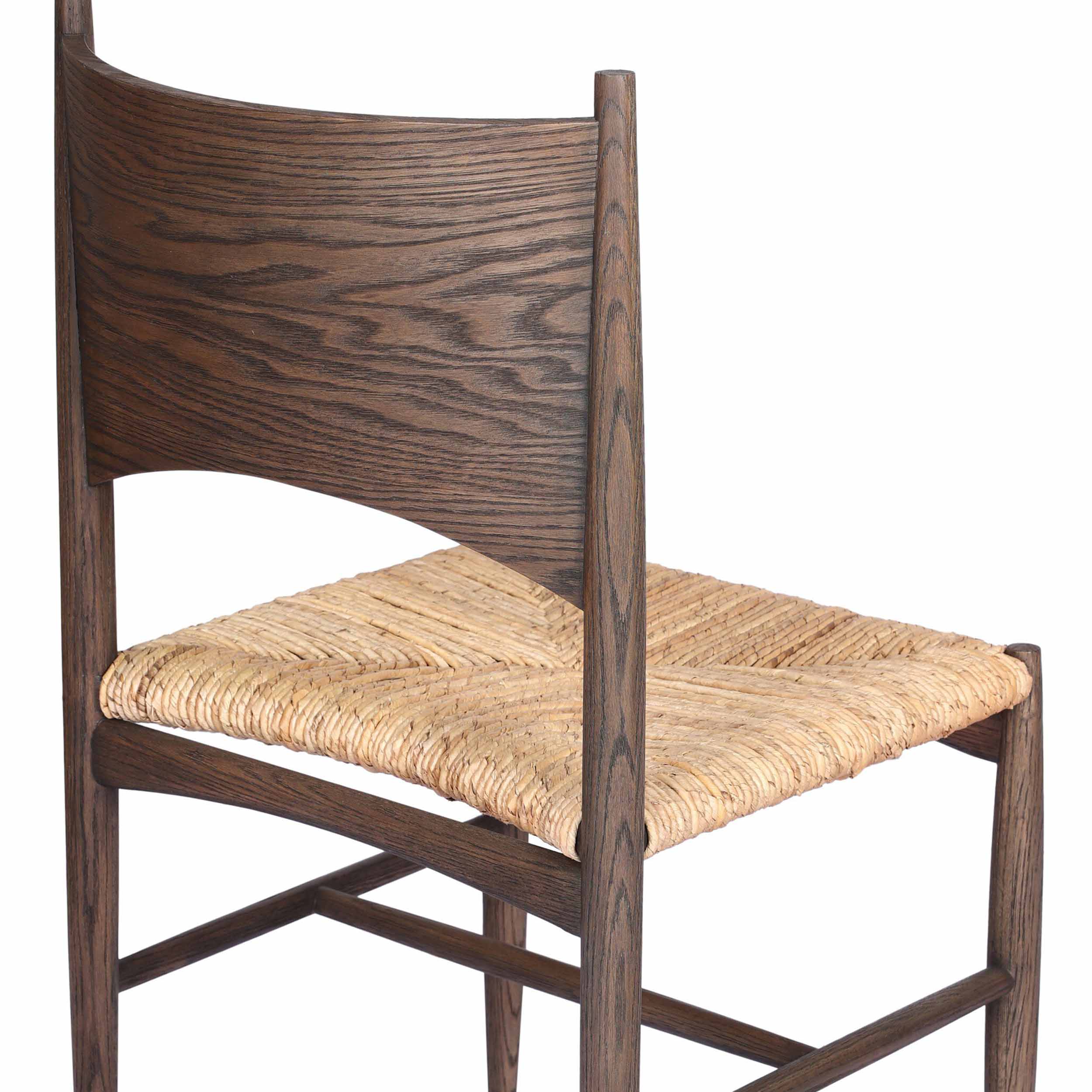 Jovan Dining Chair, Stained Saddle Brown