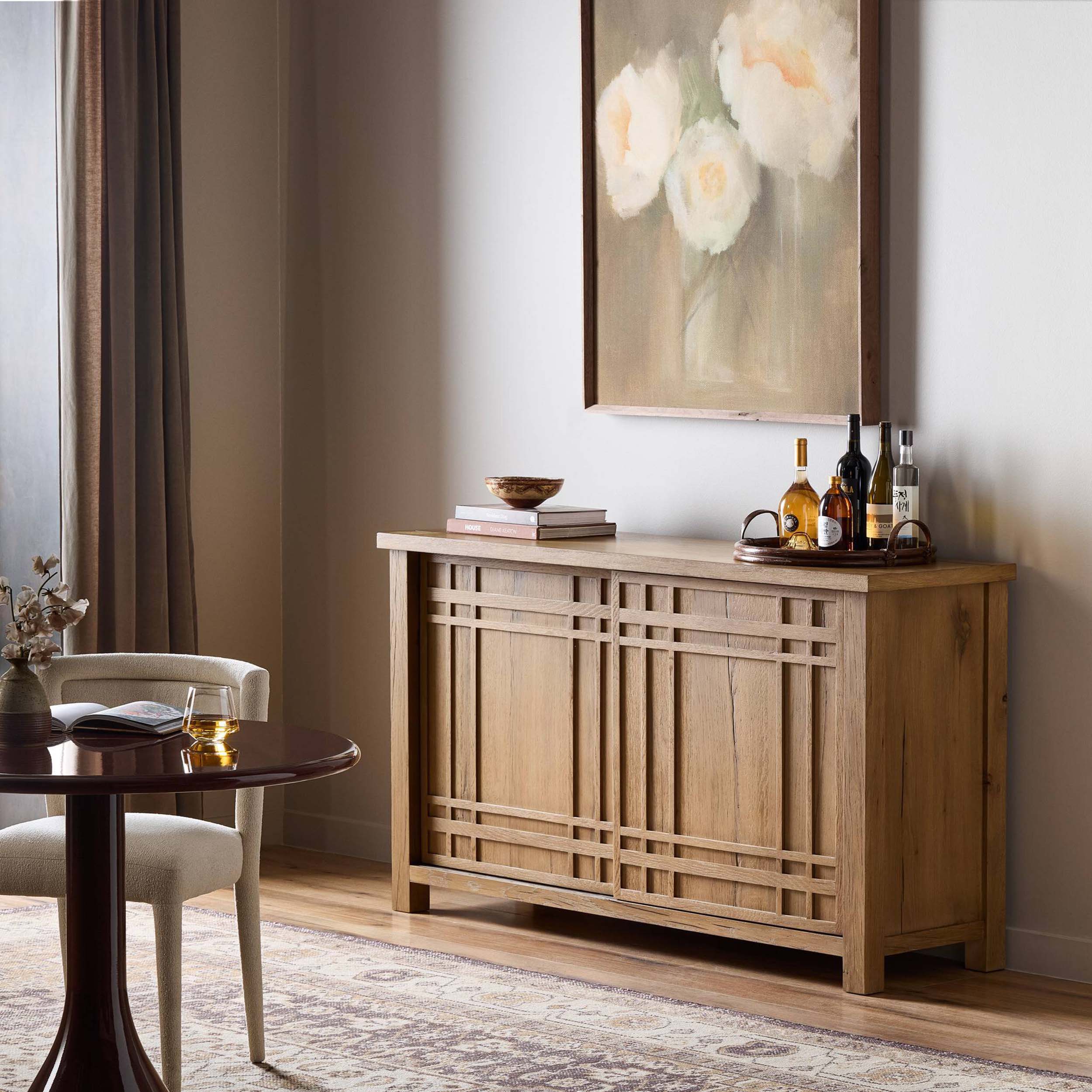 Kashton Sideboard, Aged Smoked Oak Veneer