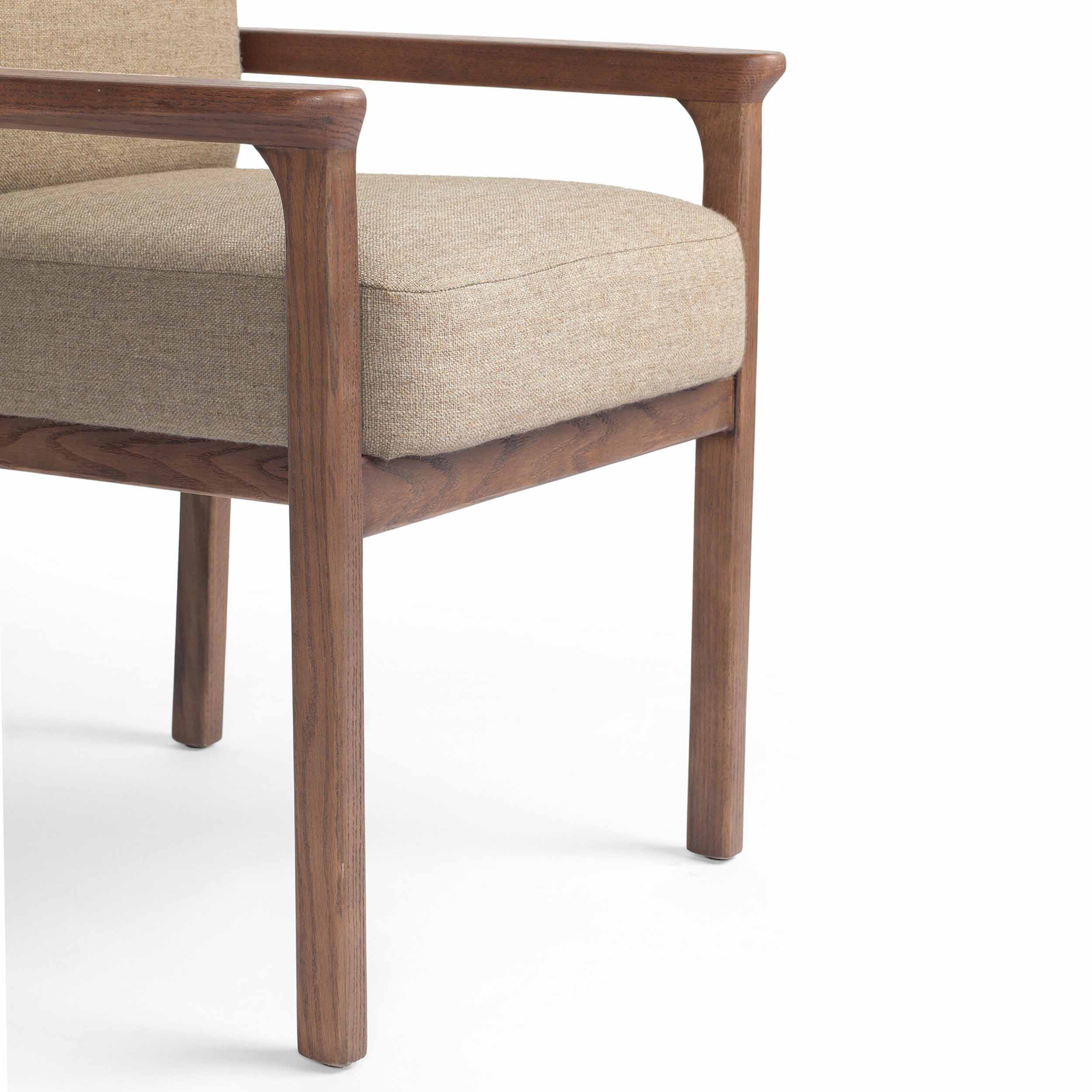 Chappel Dining Armchair, Alcala Taupe