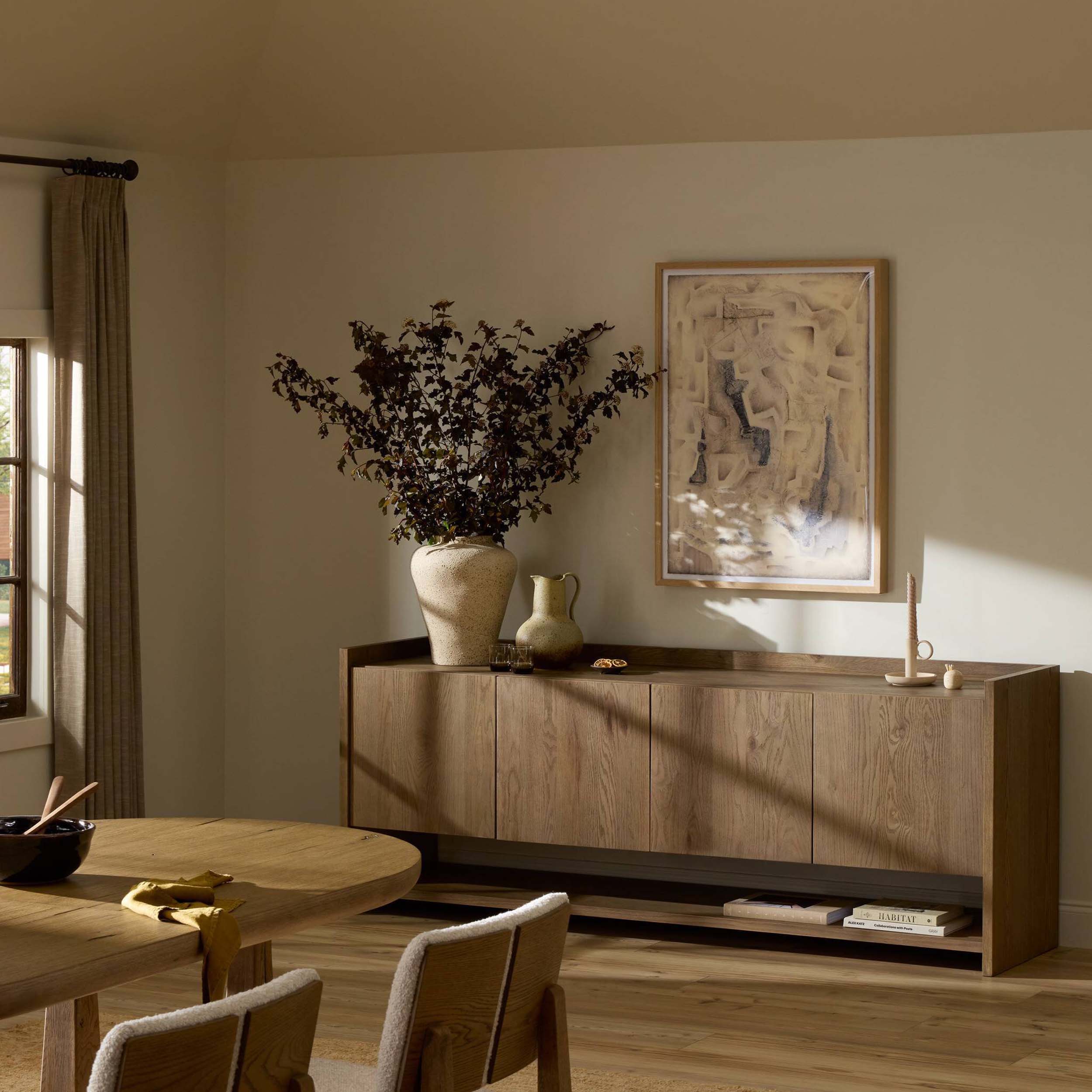 Rosalina Sideboard, Warm Oak Resawn